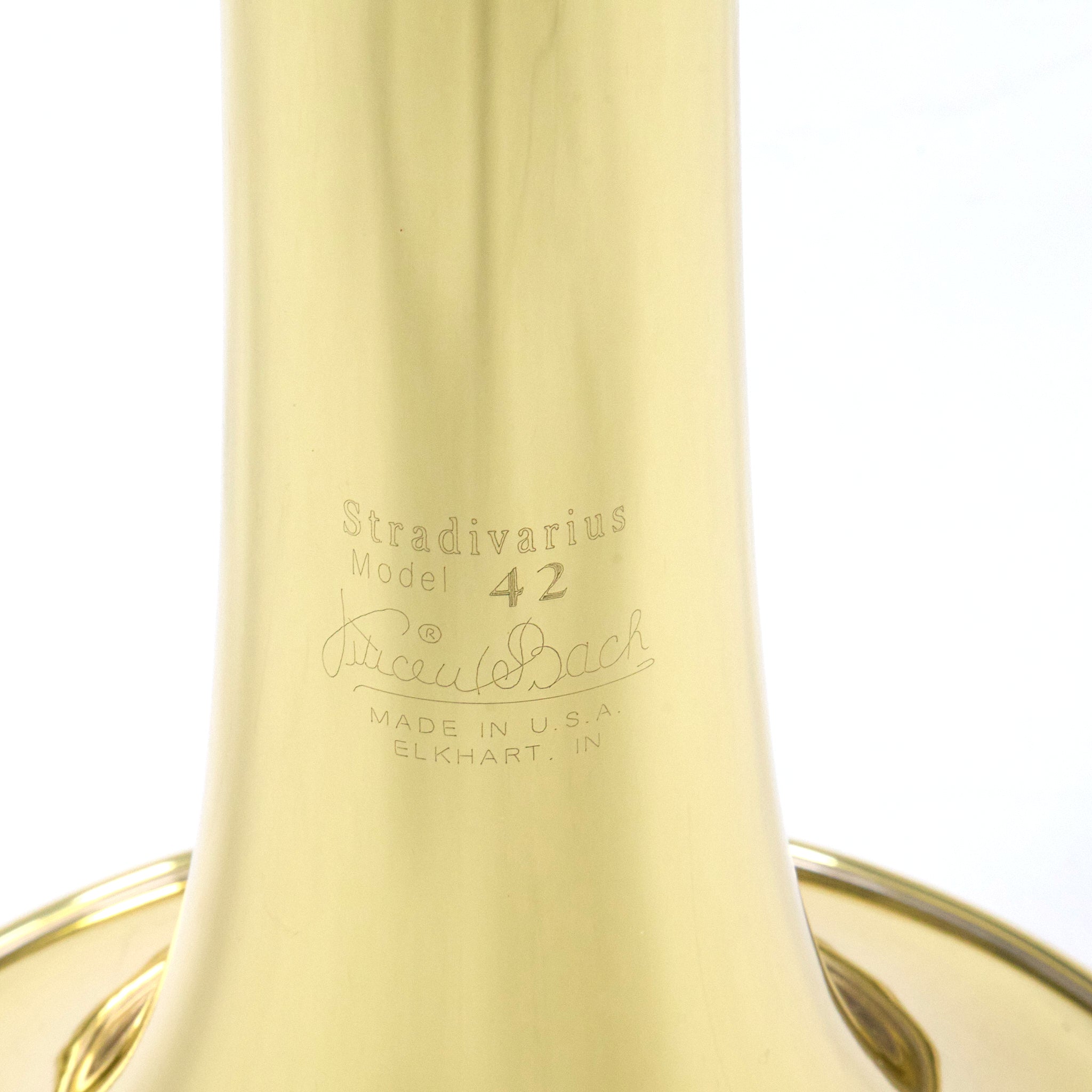 Bach 42BO Stradivarius Professional Tenor Trombone in Lacquer
