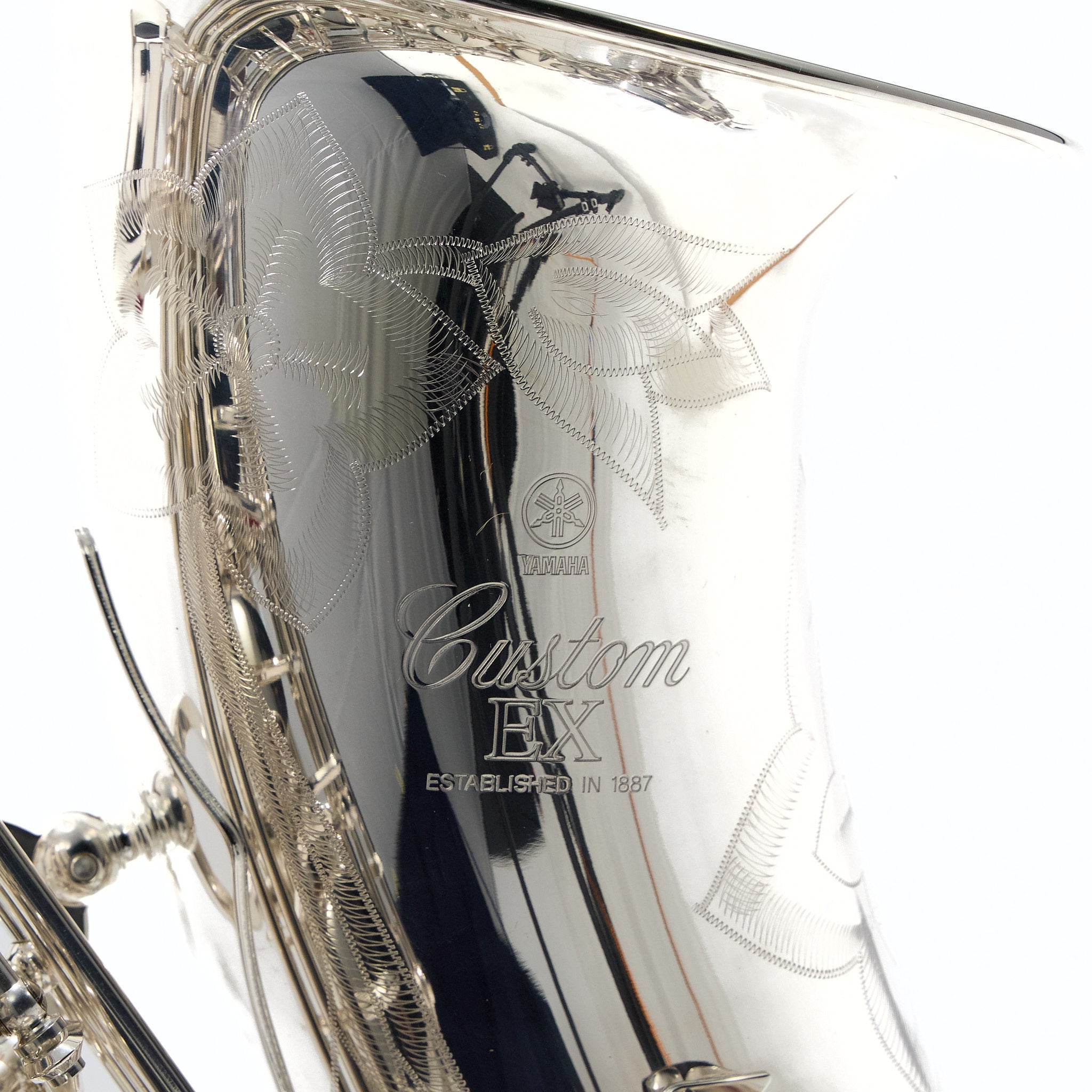 Yamaha YTS-875EXS 'Custom EX' Professional Tenor Saxophone in Silver Plate