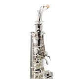 C.G. Conn Model CAS411S Alto Saxophone in Silver Plate SN AJ00324042 EXCELLENT