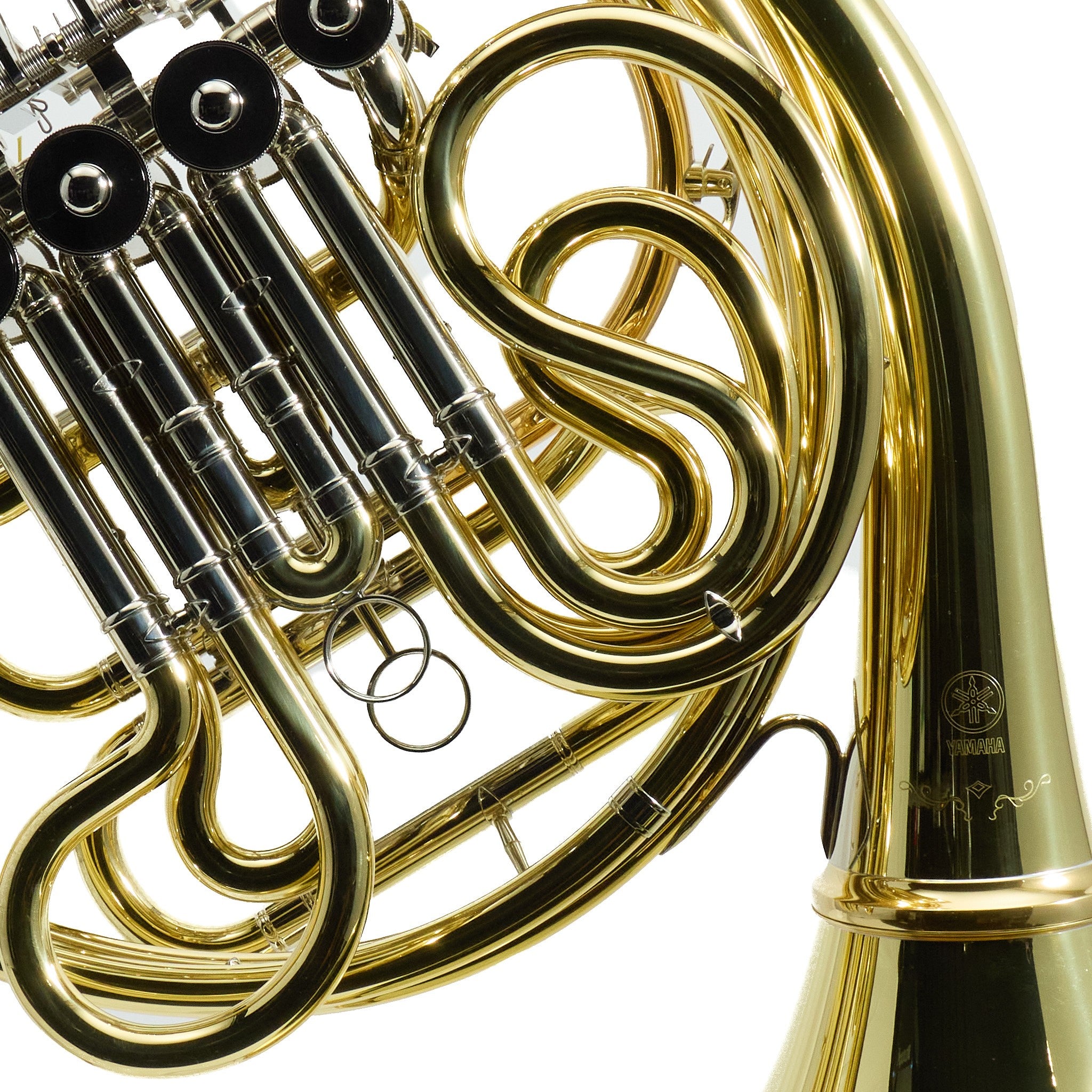 Yamaha YHR-671D Double French Horn with Detachable Bell in Lacquer