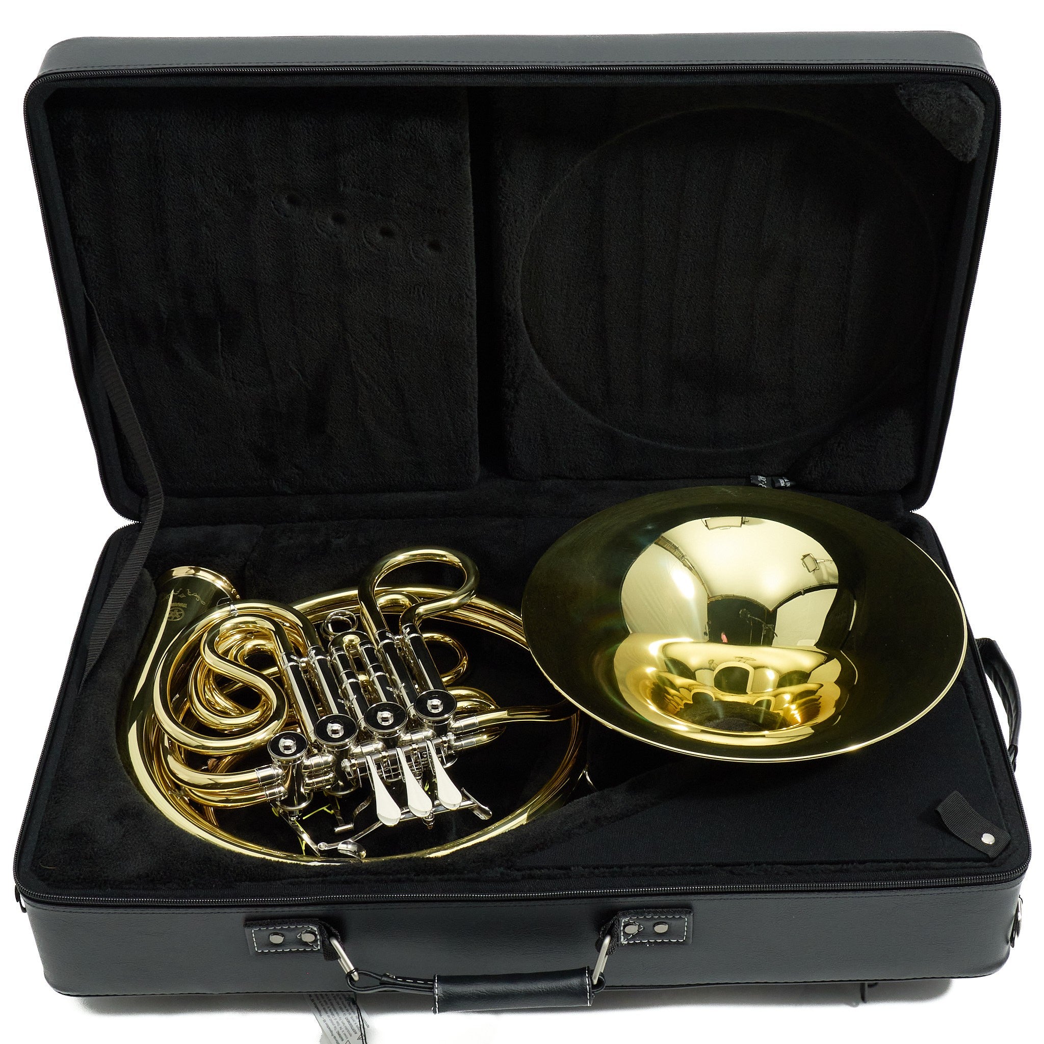 Yamaha YHR-671D Double French Horn with Detachable Bell in Lacquer