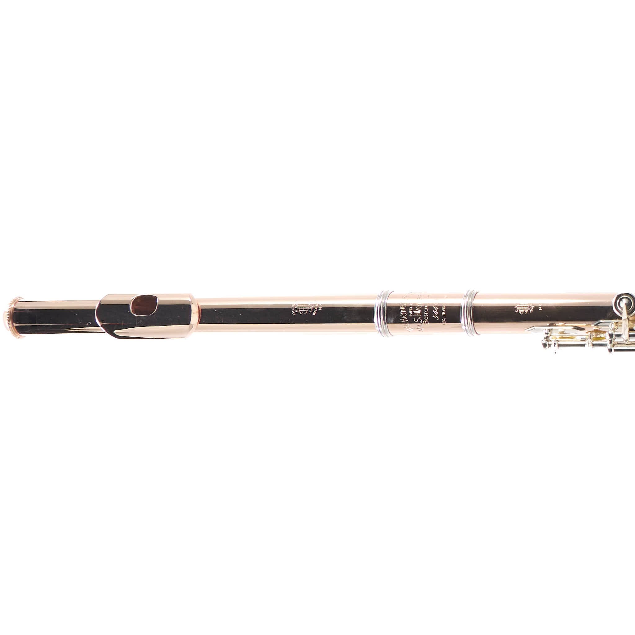 William S. Haynes Custom 14K Gold Flute with Offset G, C# Trill, Split E, B Foot
