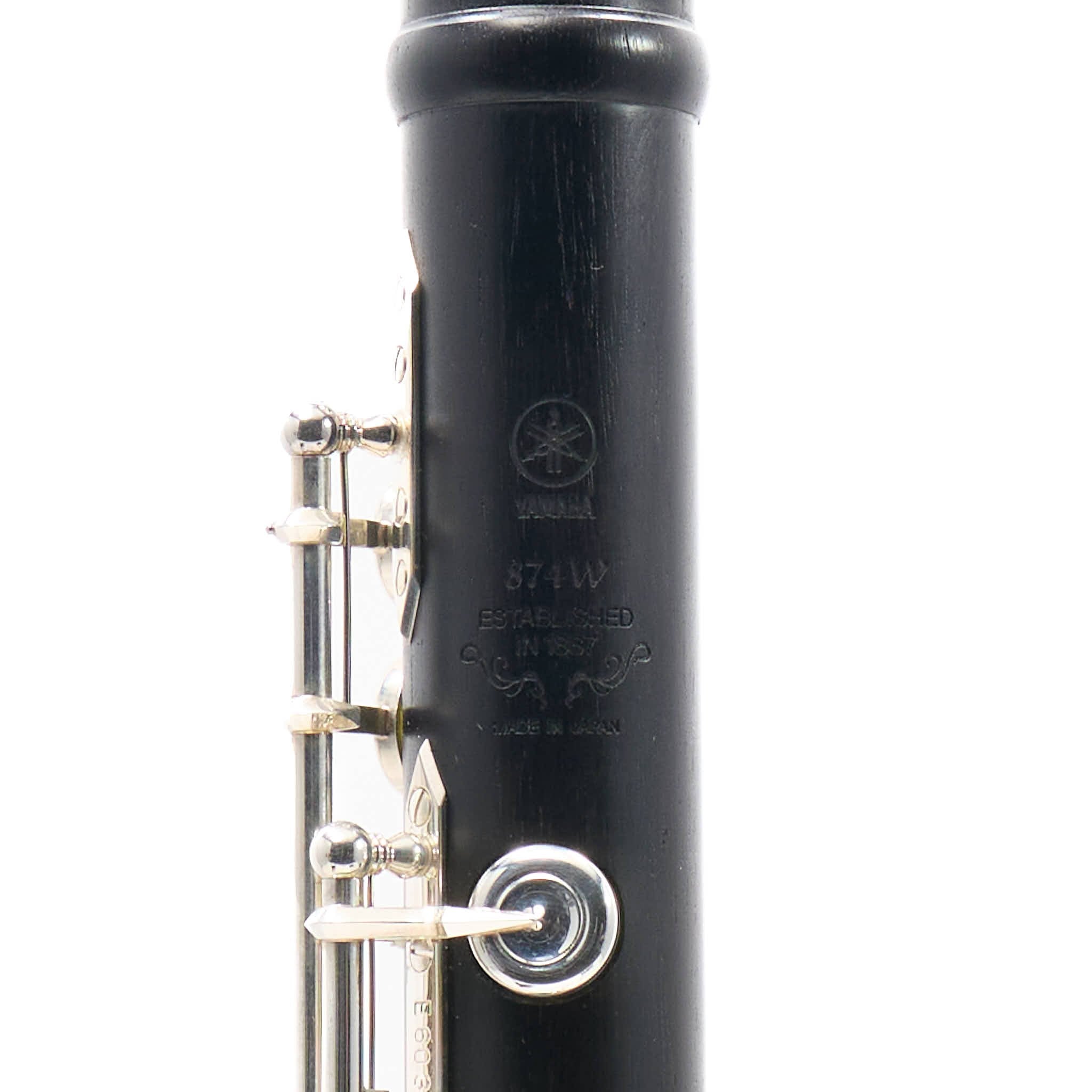 Yamaha YFL-874HW Handmade Wood Flute with Silver Mechanism