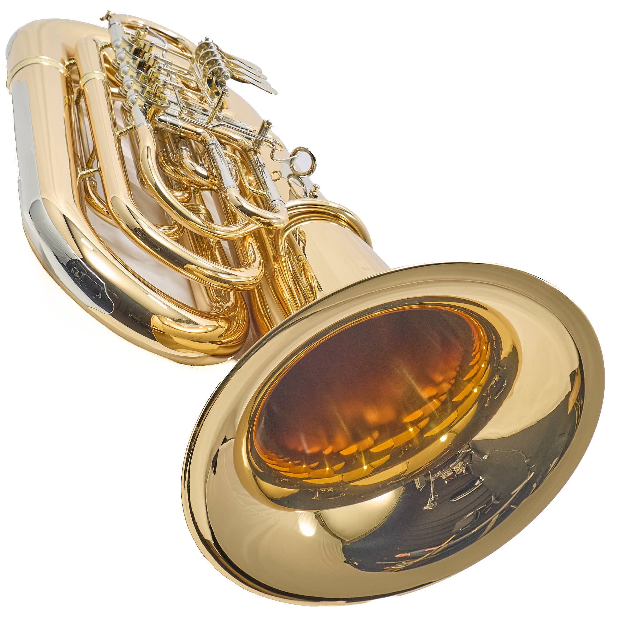 Eastman EBB825VG Professional 5/4 BBb Tuba in Gold Brass