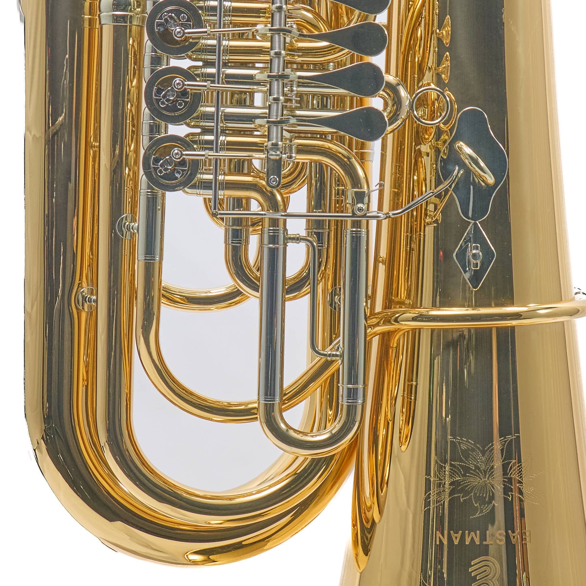 Eastman EBB825VG Professional 5/4 BBb Tuba in Gold Brass