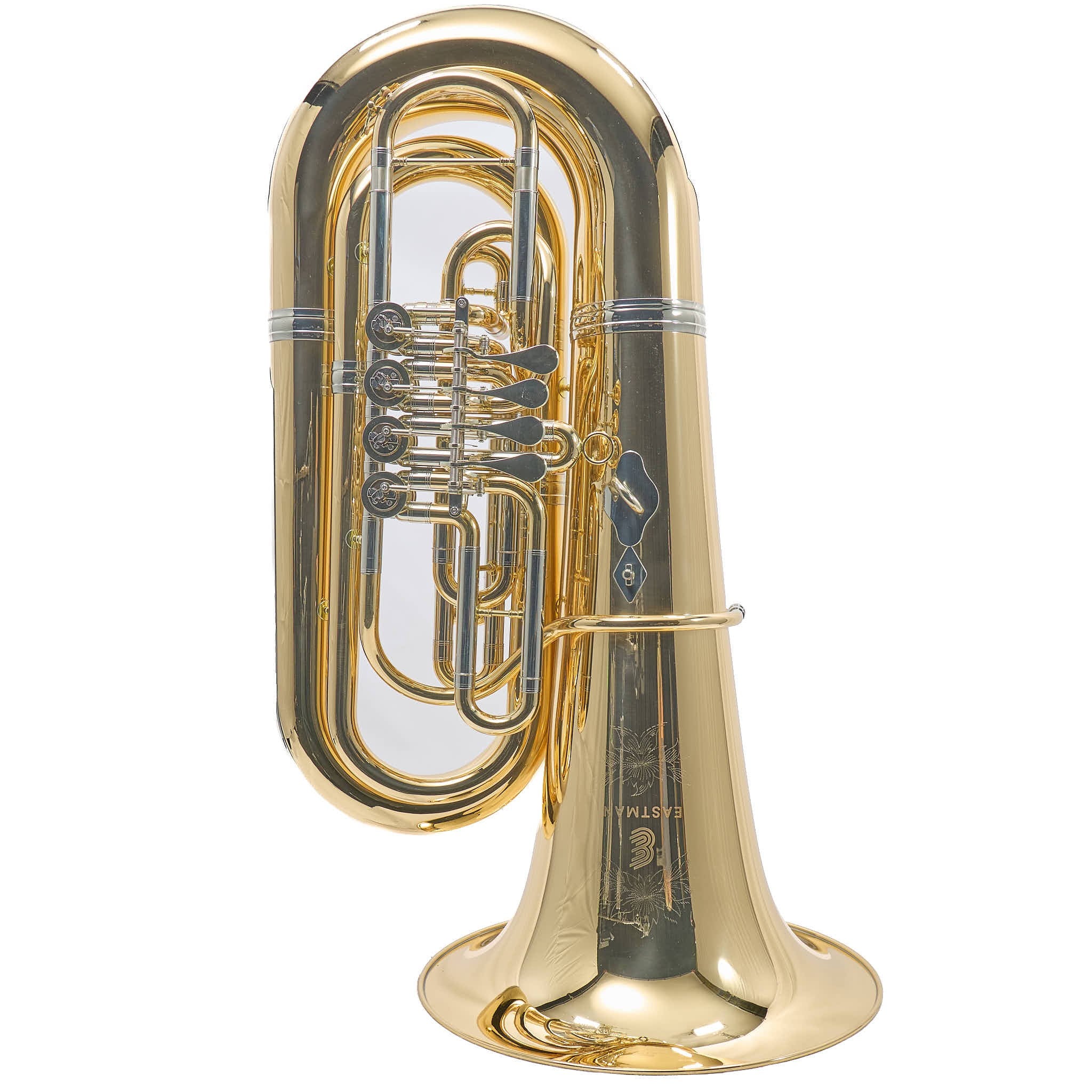Eastman EBB825G Professional BBb 5/4 Rotary Valve Tuba in Lacquer