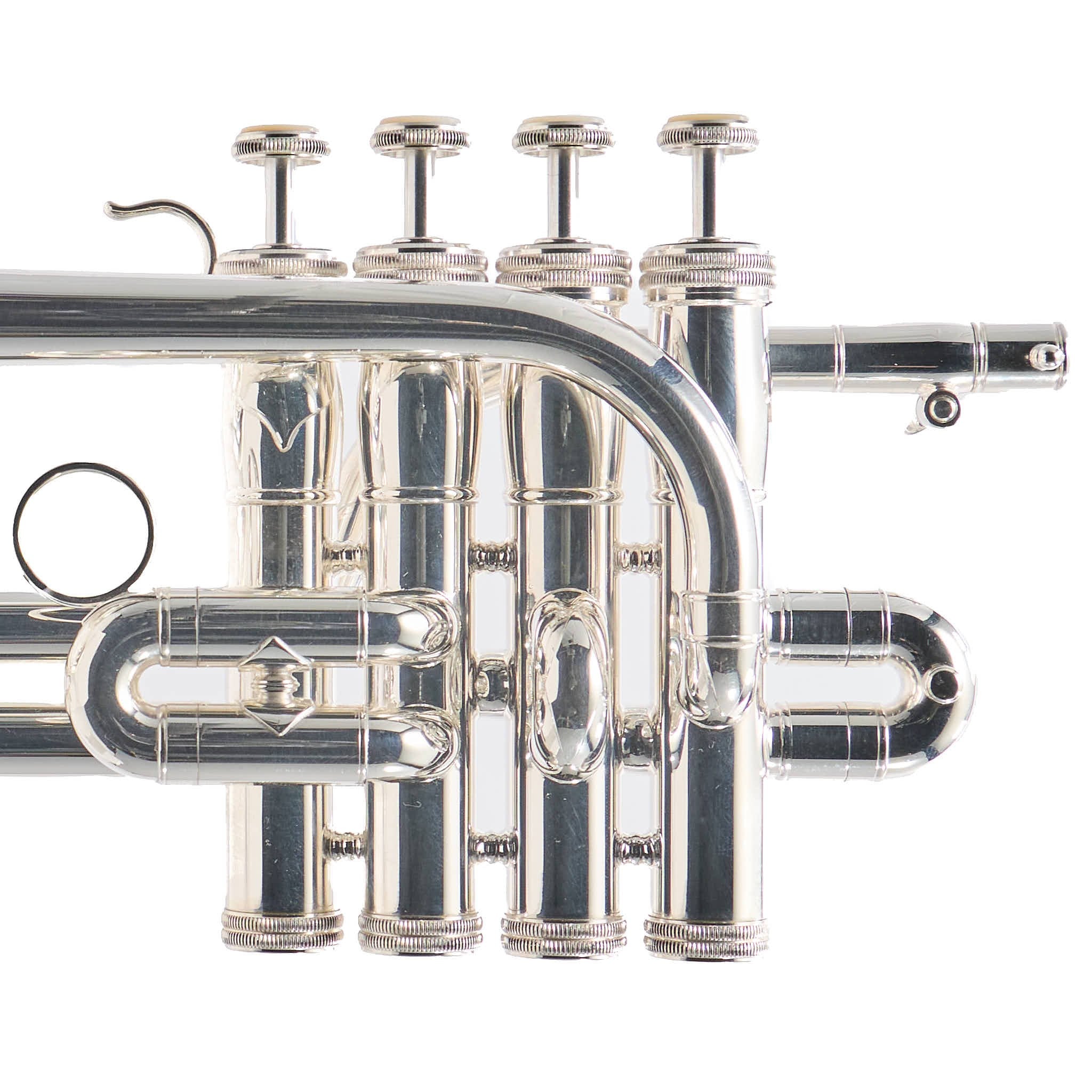 S.E. Shires TRQ9S Q-Series Professional Piccolo Trumpet in Silver Plate