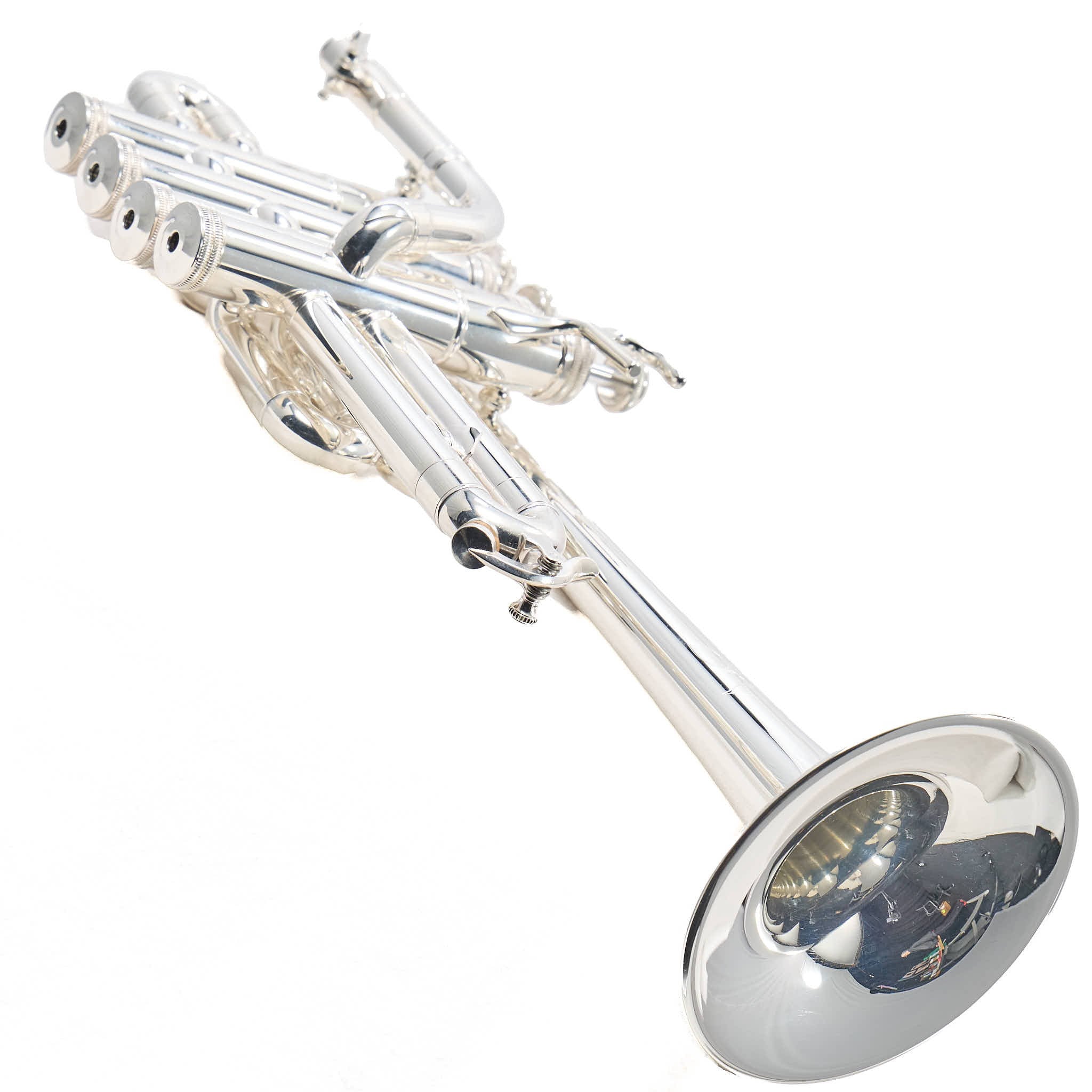 S.E. Shires TRQ9S Q-Series Professional Piccolo Trumpet in Silver Plate