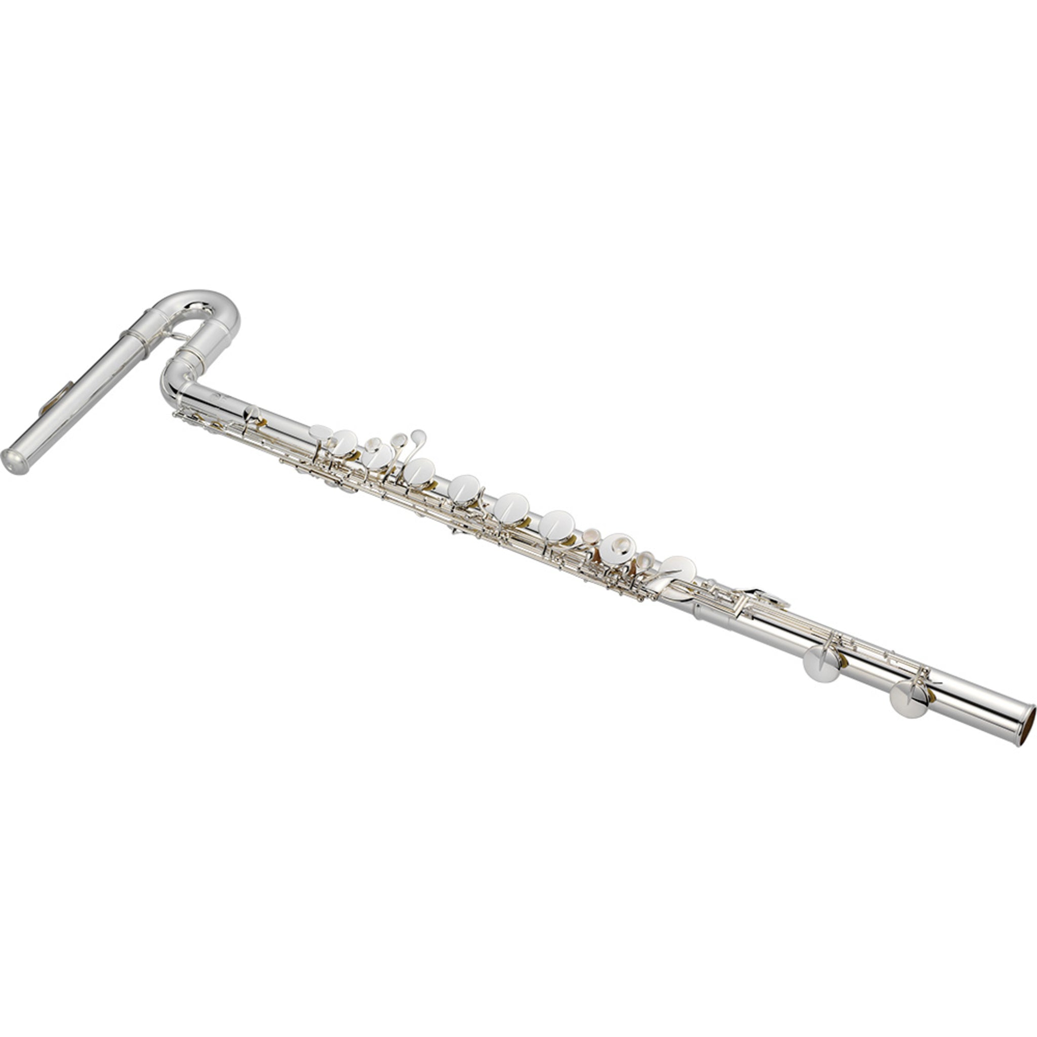 Jupiter JBF1100E Vertical Bass Flute in Silver Plate