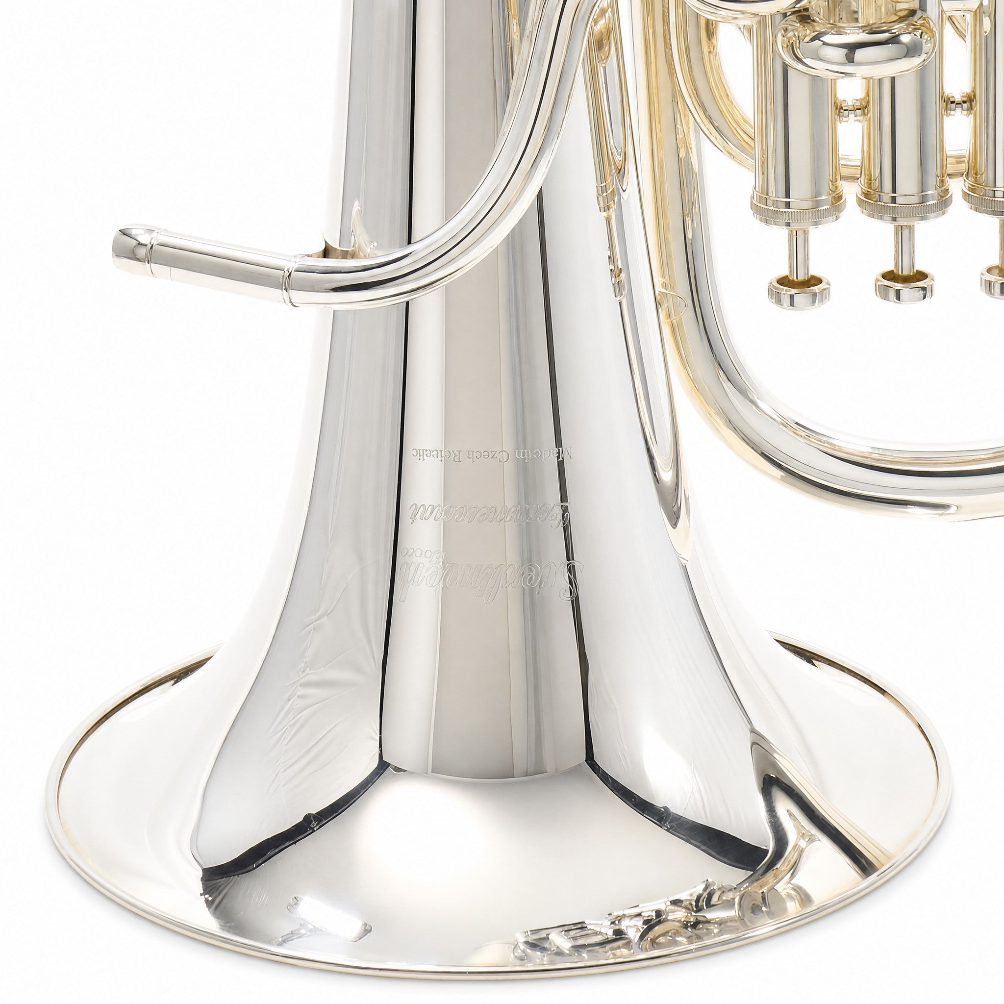 Sterling 'Perantucci' Professional Compensating Euphonium in Silver Plate