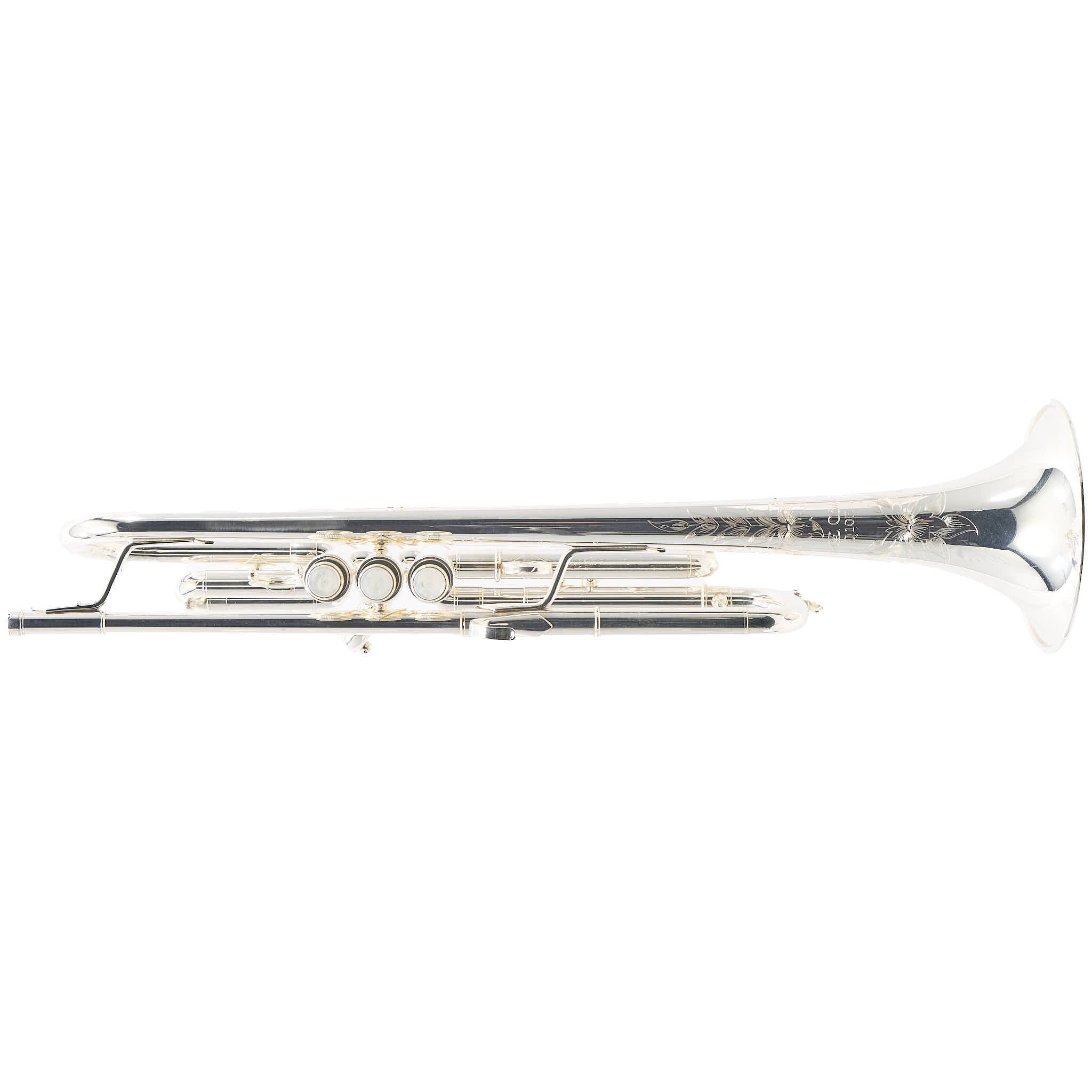 S.E. Shires Q10RS Q-Series Professional Bb Trumpet in Silver Plate