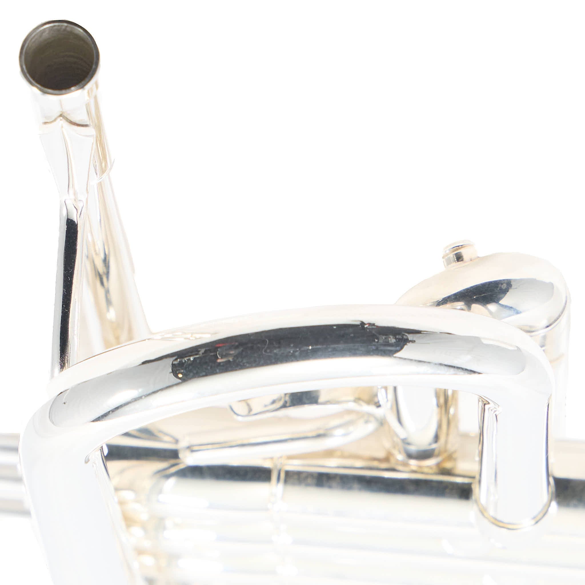 S.E. Shires Q10RS Q-Series Professional Bb Trumpet in Silver Plate
