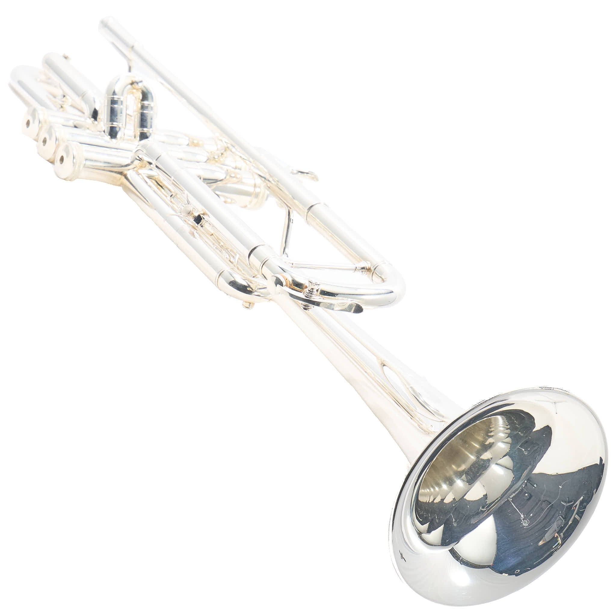 S.E. Shires Q10RS Q-Series Professional Bb Trumpet in Silver Plate