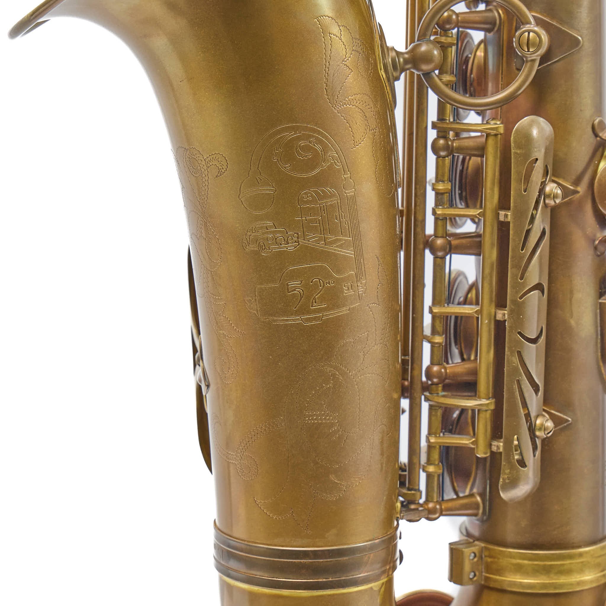 Eastman EAS652 '52nd Street' Professional Alto Saxophone in Unlacquered Brass