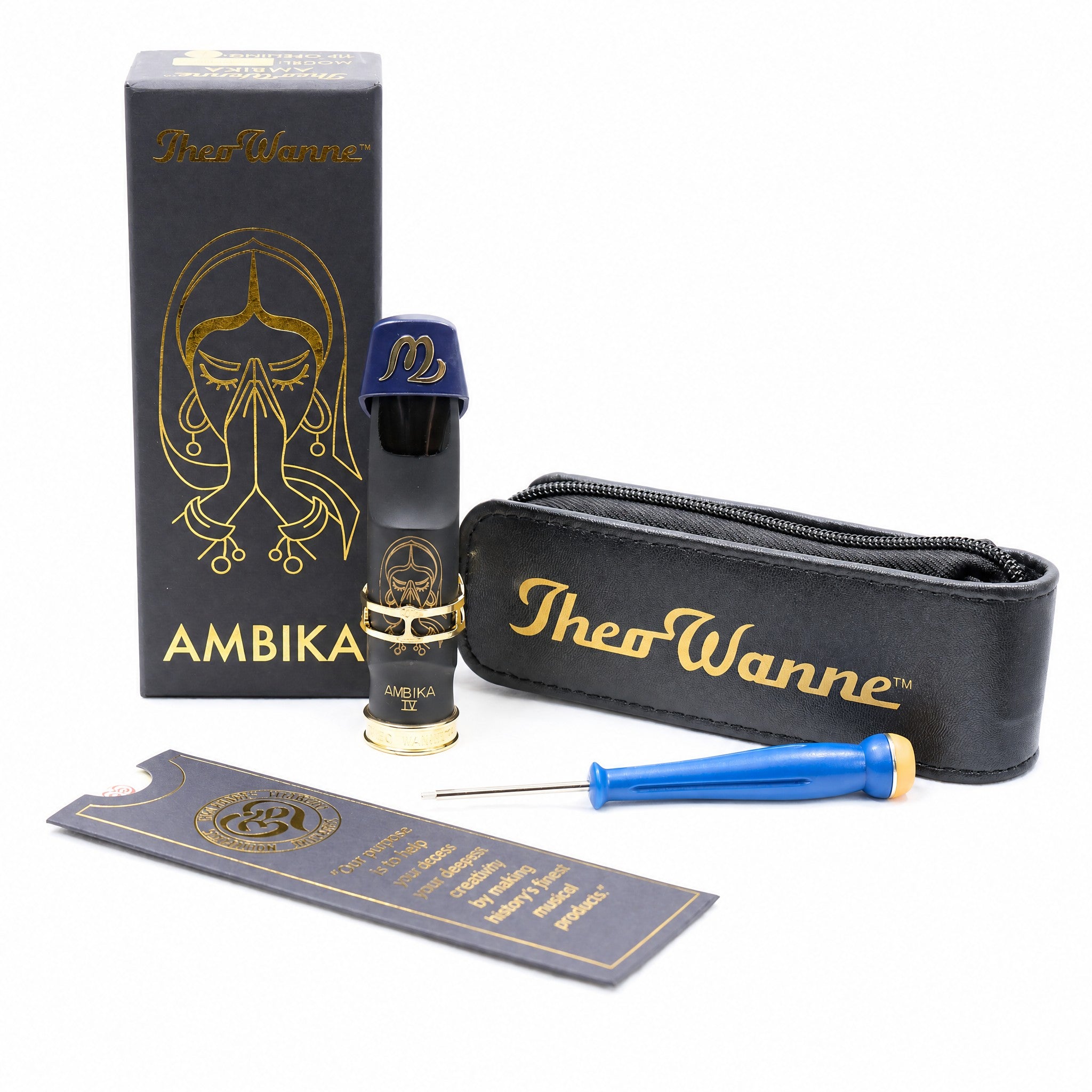 Theo Wanne AMBIKA4 Hard Rubber 7* Tenor Saxophone Mouthpiece