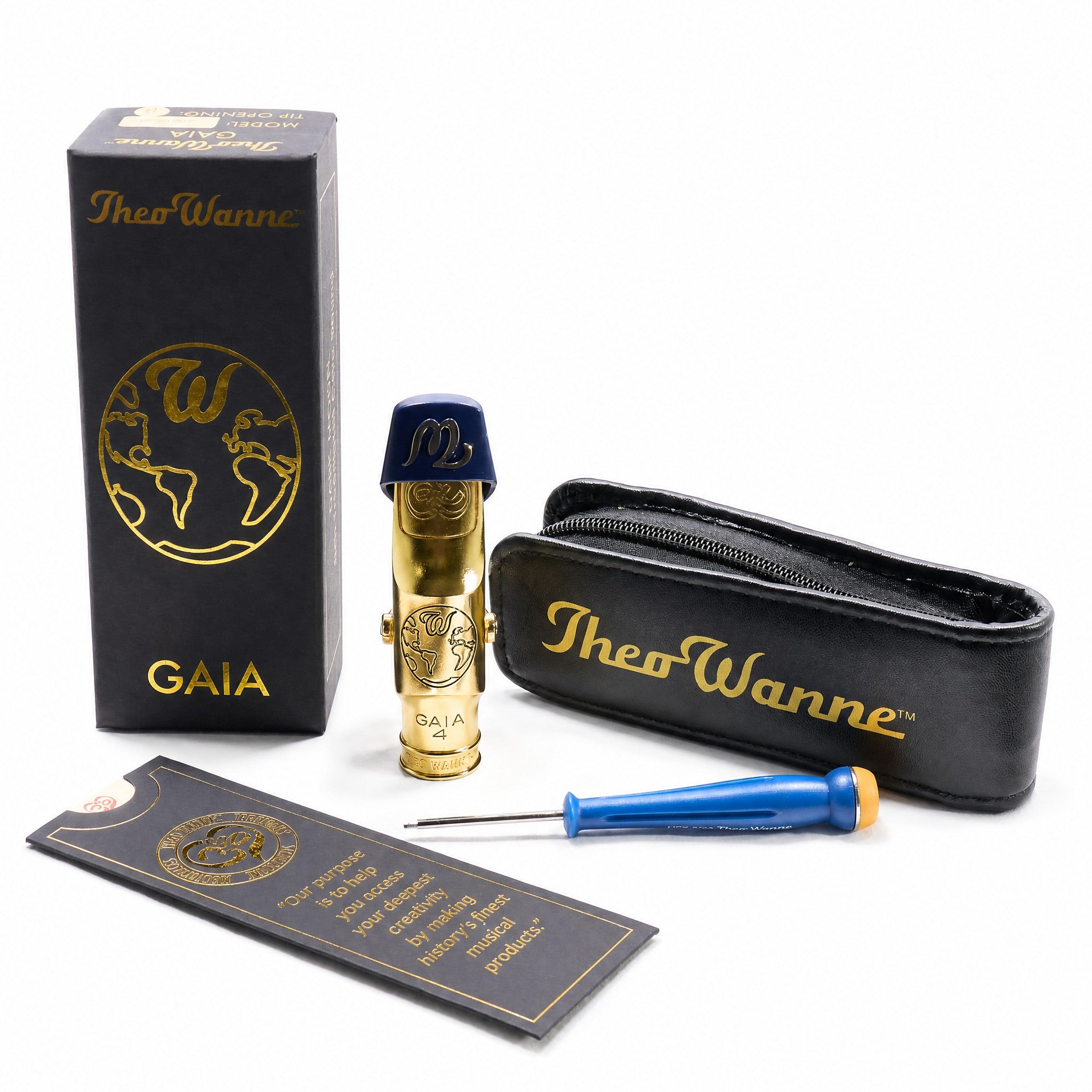 Theo Wanne GAIA4 Gold 8 Alto Saxophone Mouthpiece