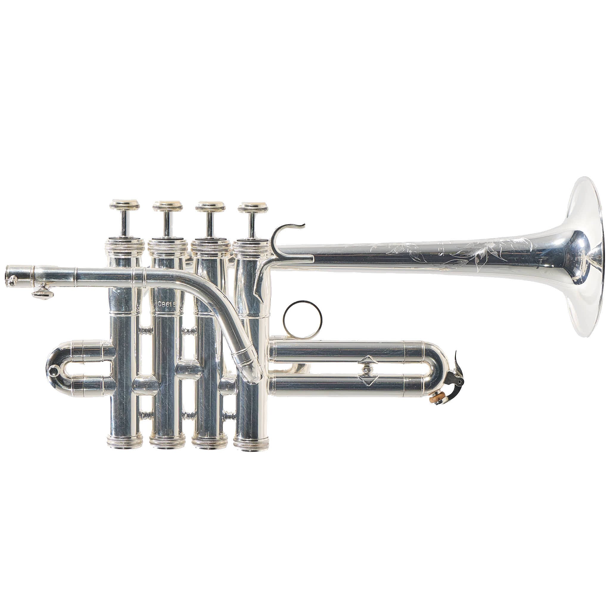 S.E. Shires TRQ9S Q-Series Professional Bb/A Piccolo Trumpet in Silver Plate