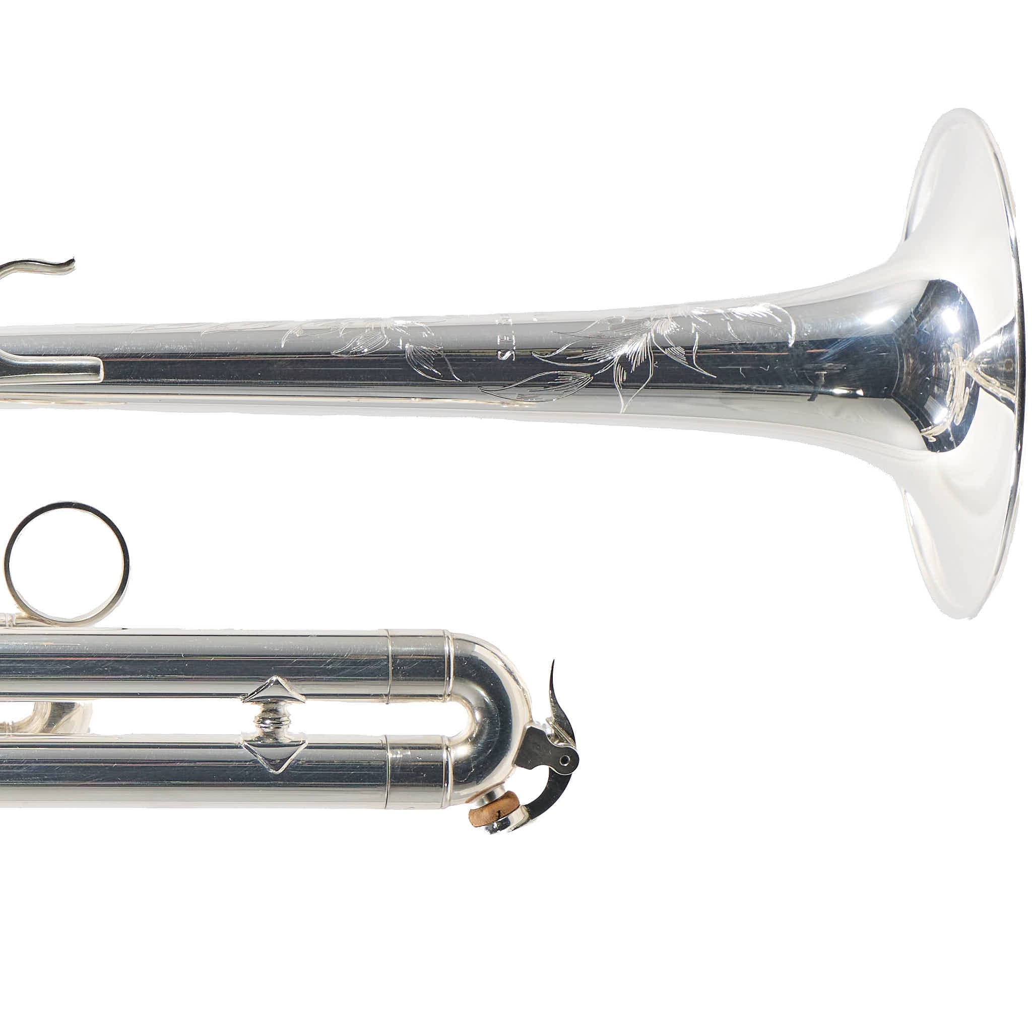 S.E. Shires TRQ9S Q-Series Professional Bb/A Piccolo Trumpet in Silver Plate