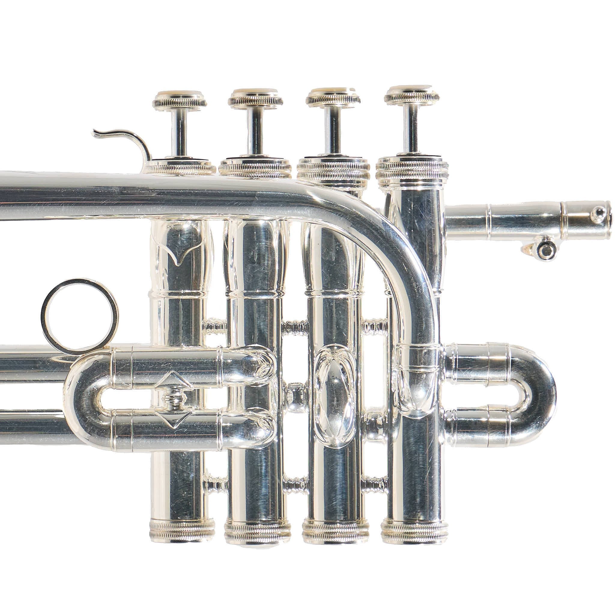 S.E. Shires TRQ9S Q-Series Professional Bb/A Piccolo Trumpet in Silver Plate