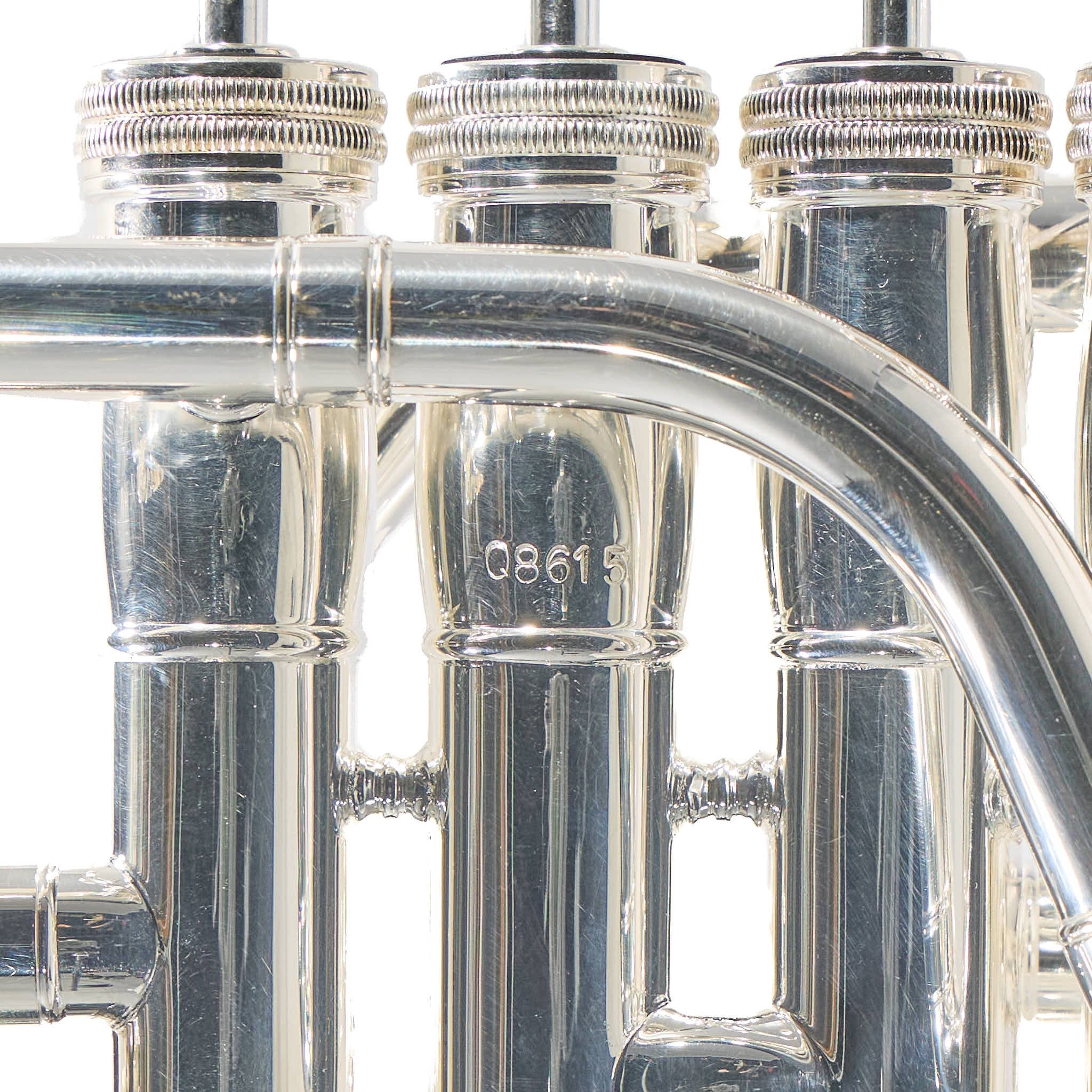 S.E. Shires TRQ9S Q-Series Professional Bb/A Piccolo Trumpet in Silver Plate