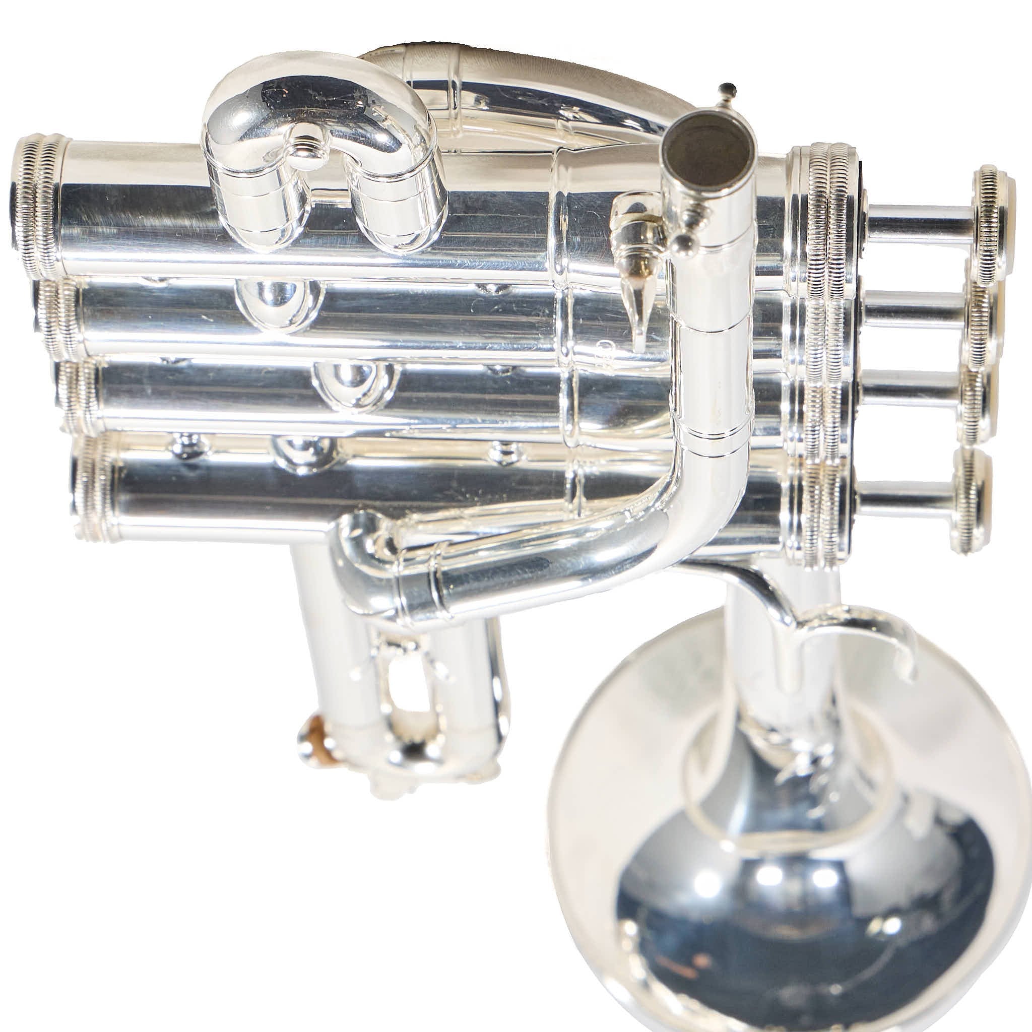 S.E. Shires TRQ9S Q-Series Professional Bb/A Piccolo Trumpet in Silver Plate