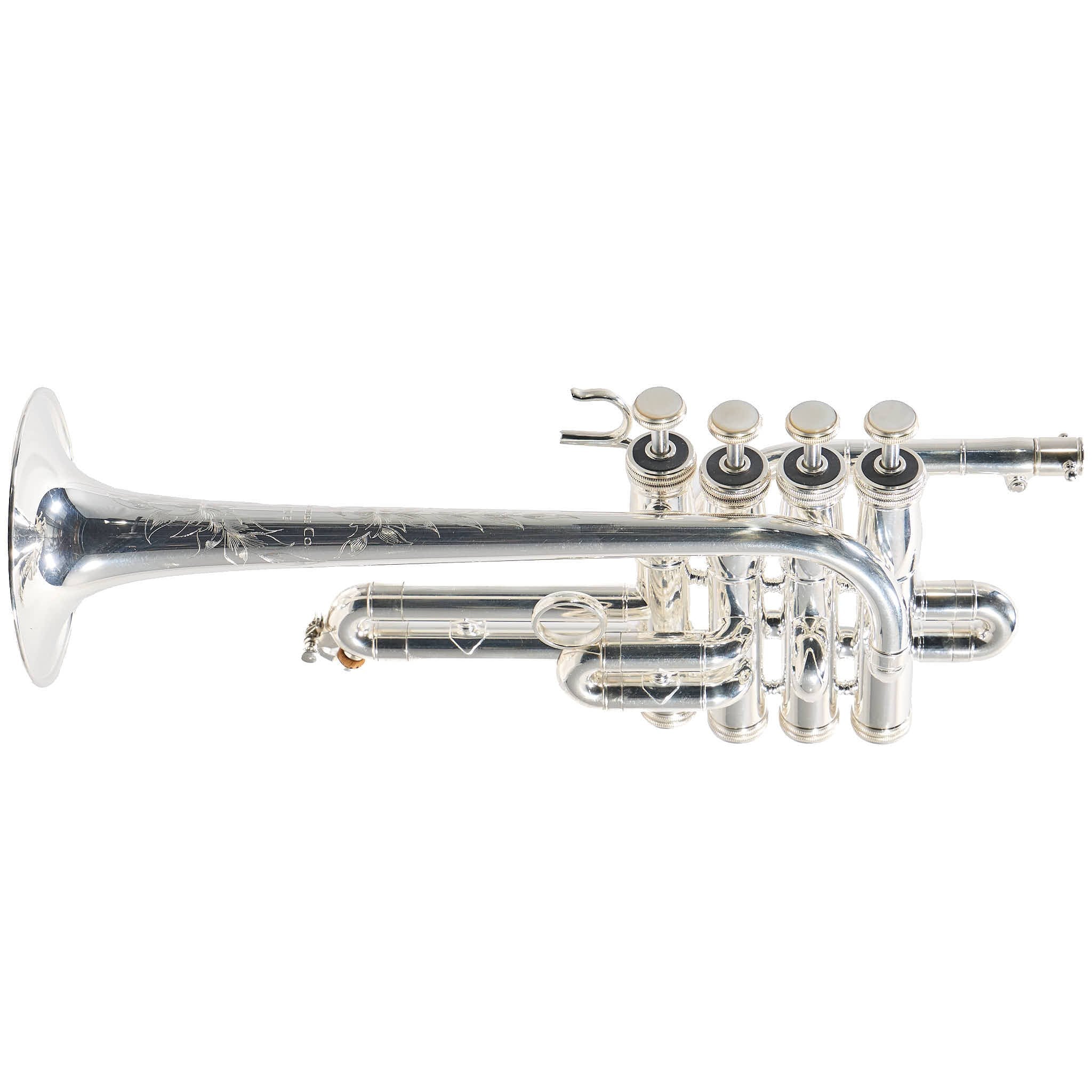 S.E. Shires TRQ9S Q-Series Professional Bb/A Piccolo Trumpet in Silver Plate