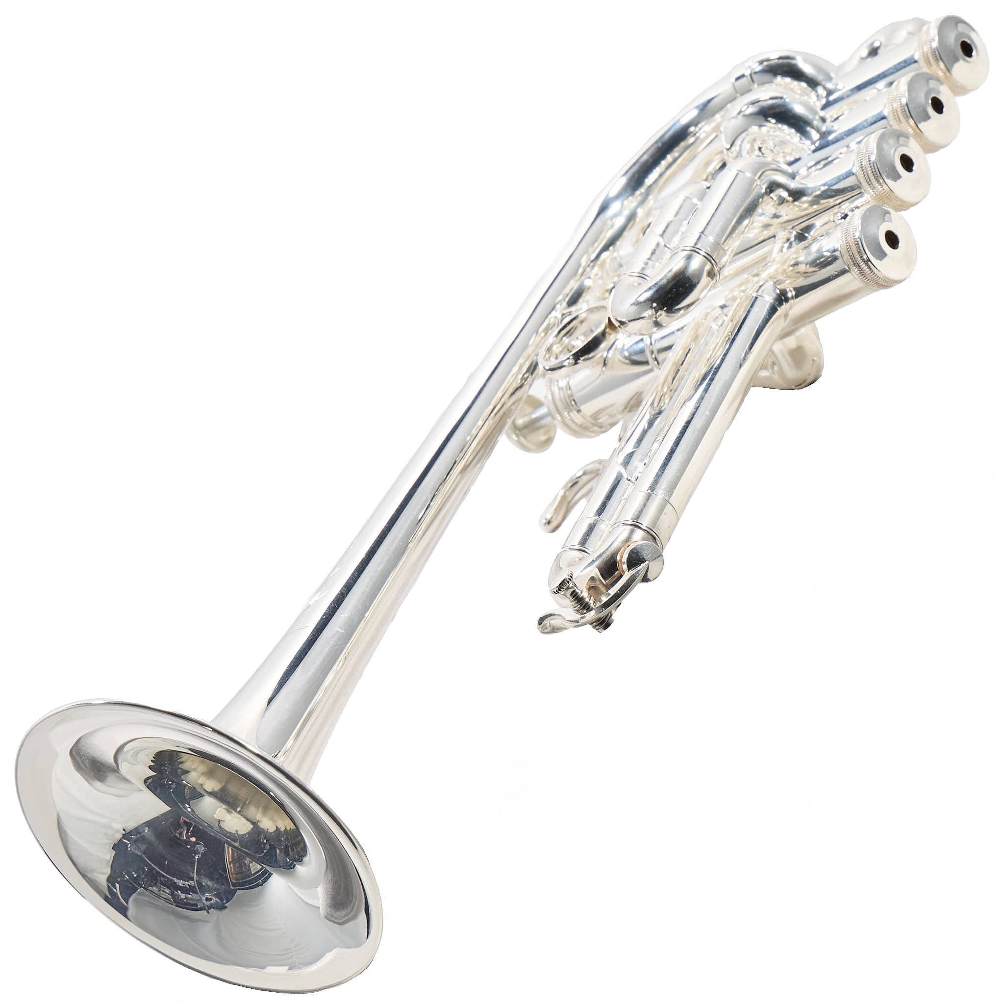 S.E. Shires TRQ9S Q-Series Professional Bb/A Piccolo Trumpet in Silver Plate