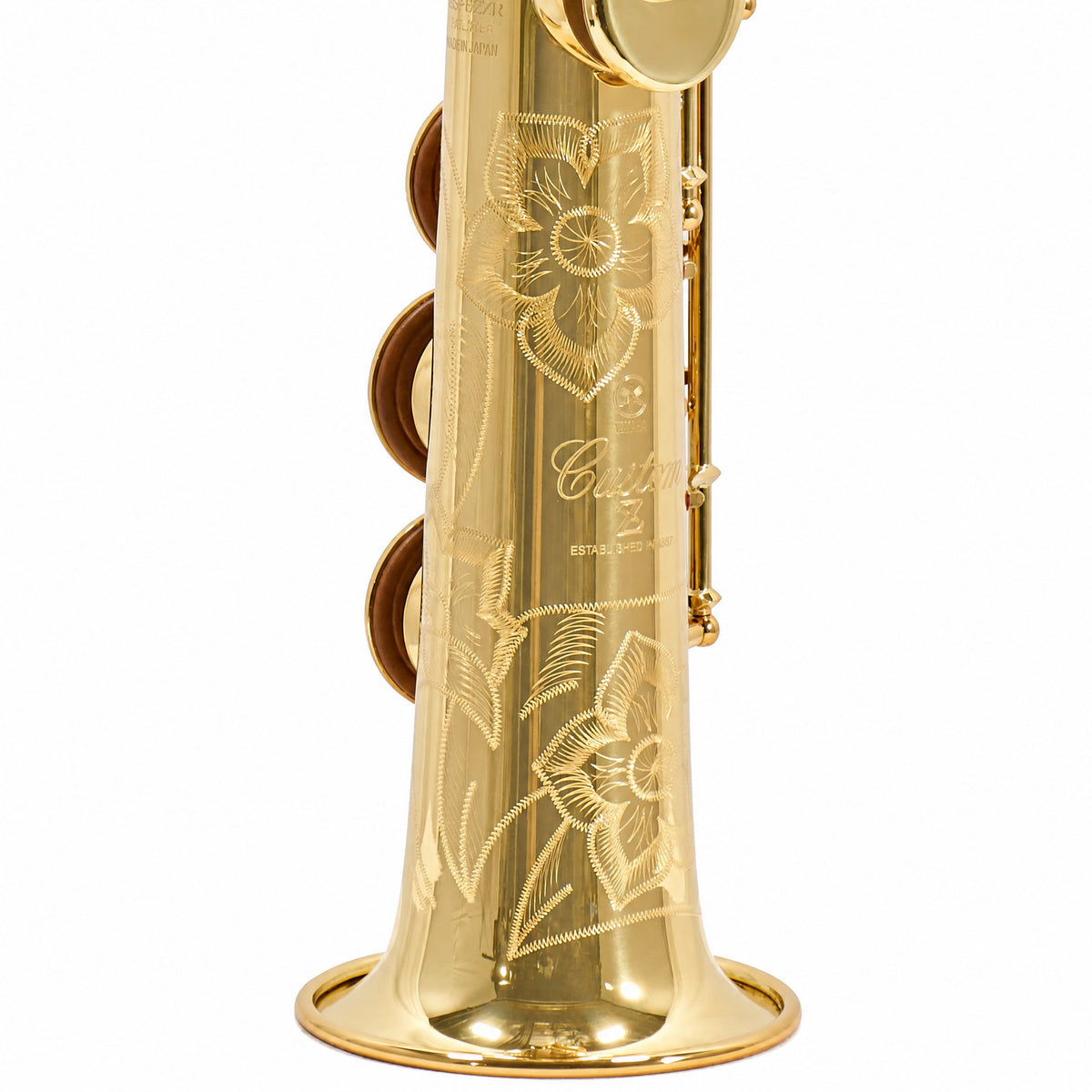 Yamaha YSS-82ZR 'Custom Z' Professional Soprano Saxophone in Gold Lacquer
