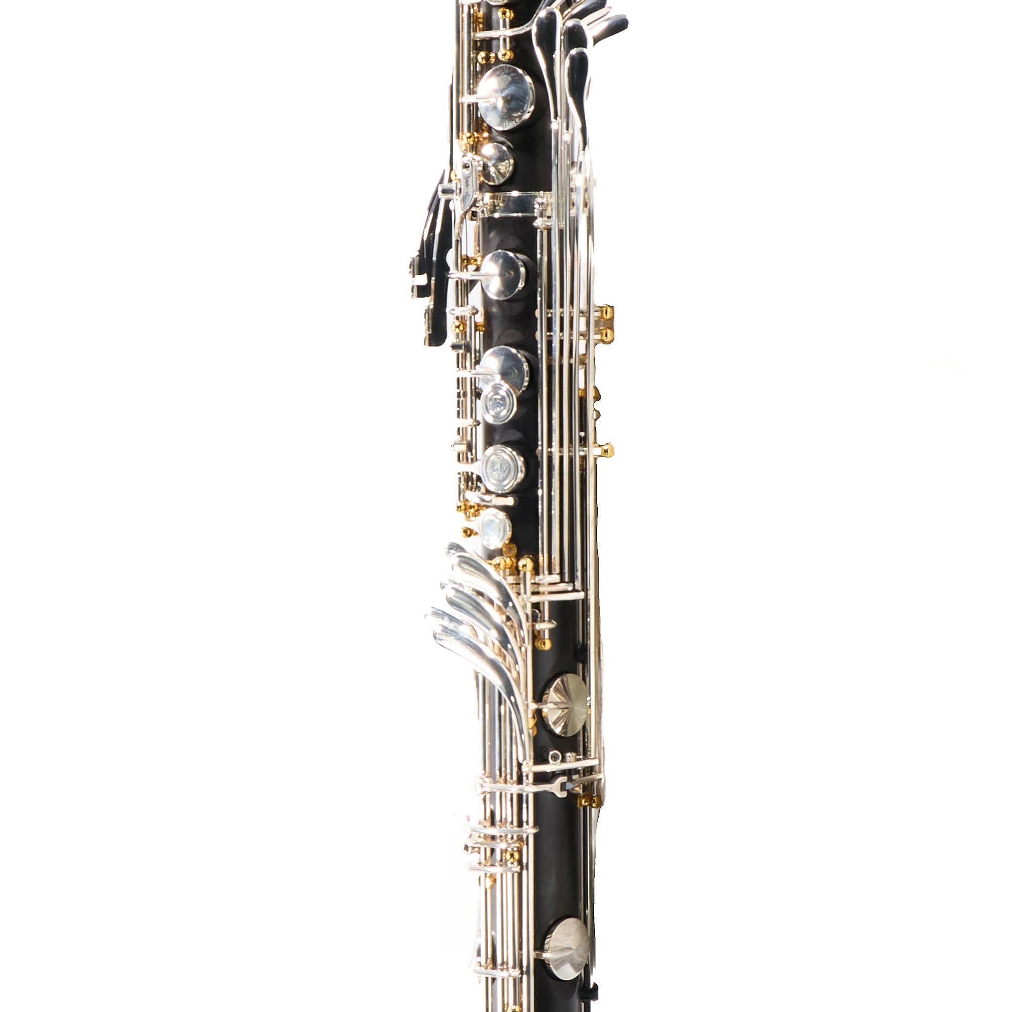 Backun Q-Series Professional Bass Clarinet in Grenadilla with Silver Keys/Gold Posts