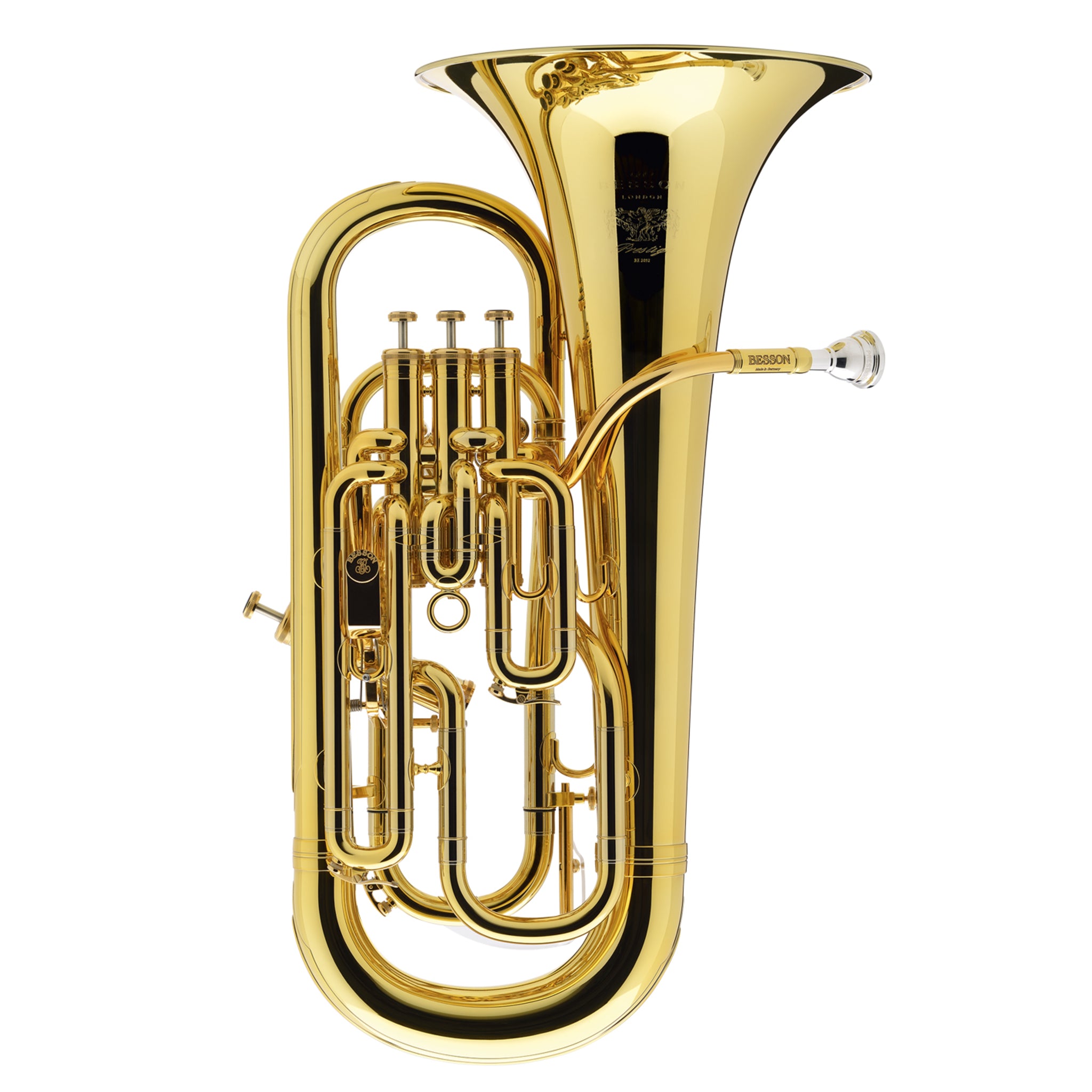 Besson BE20522-8G-0 'Prestige' Professional Euphonium in Gold Lacquer