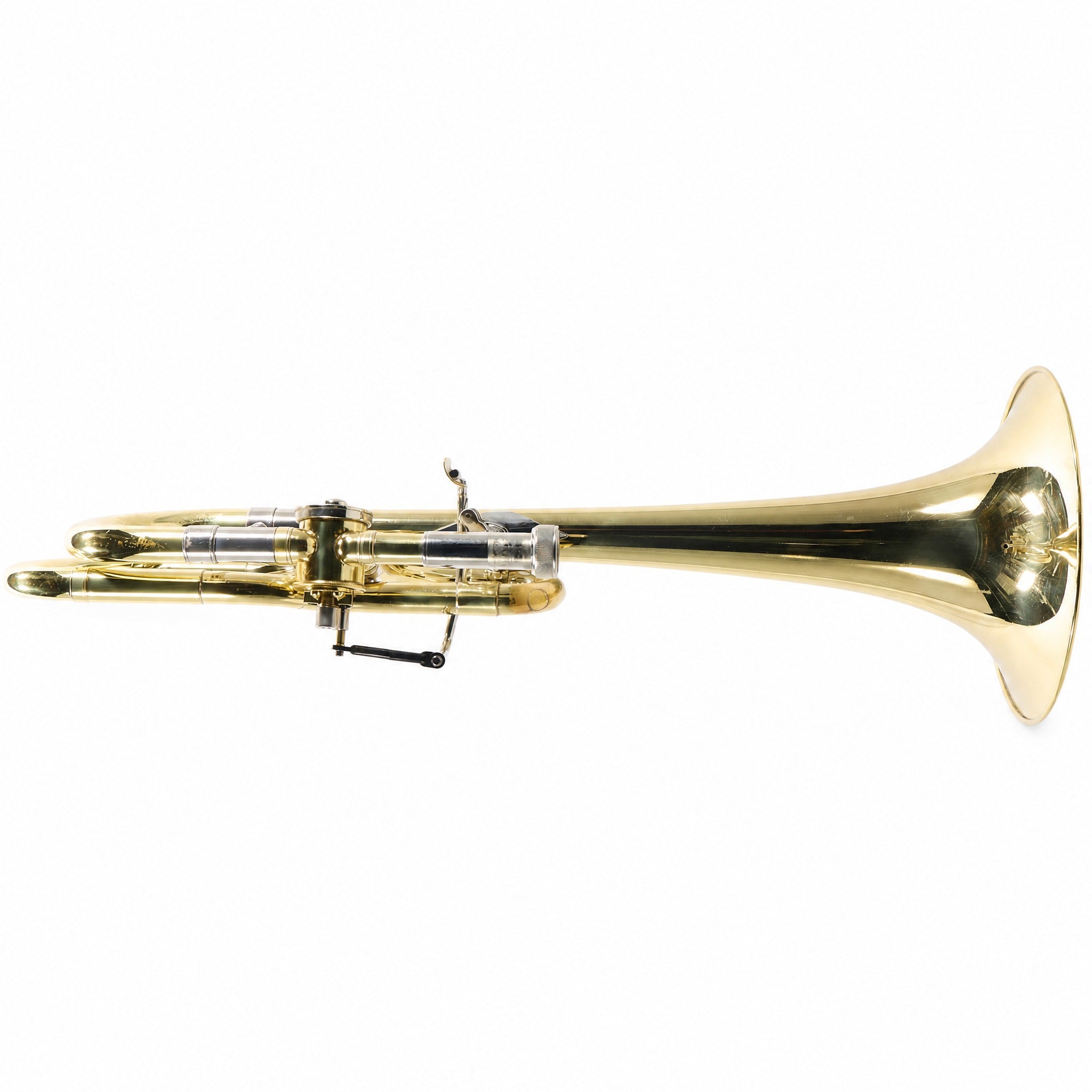Yamaha YSL-671 Eb Alto Trombone with Custom Bb Trigger in Lacquer