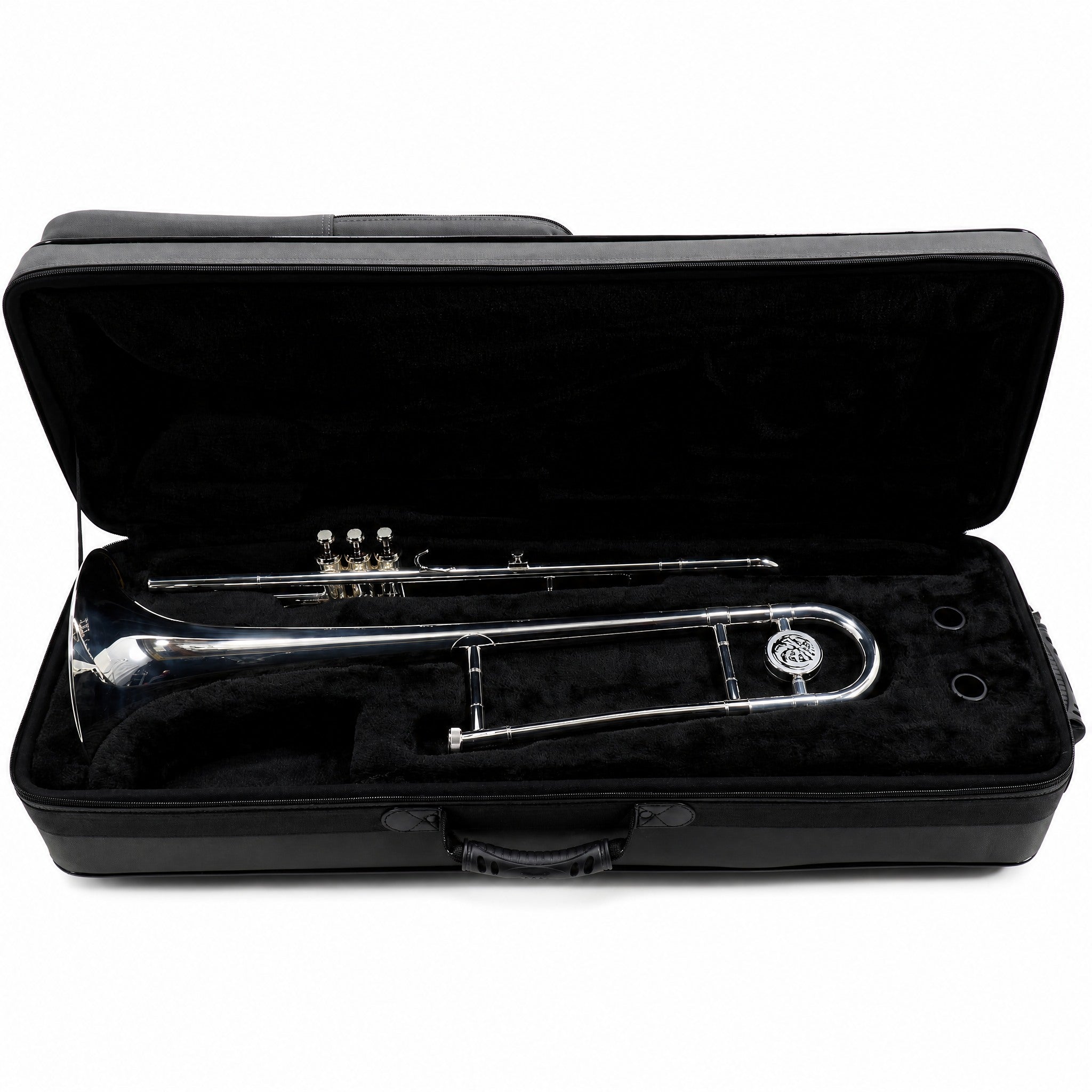 Jupiter JTB720VSQ Student C Valve Trombone in Silver Plate