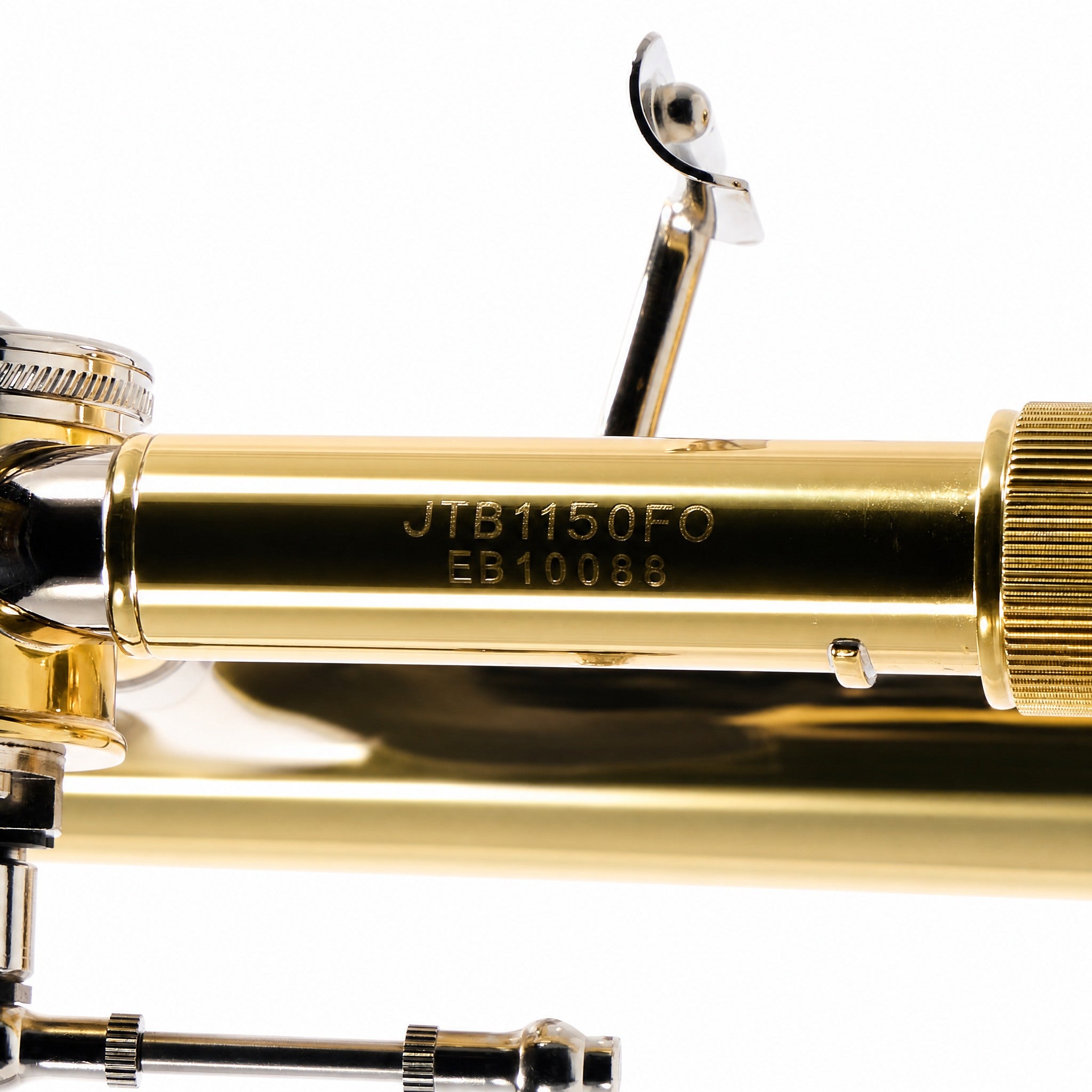 Jupiter JTB1150FOQ Intermediate Bb/F Tenor Trombone in Clear Lacquer