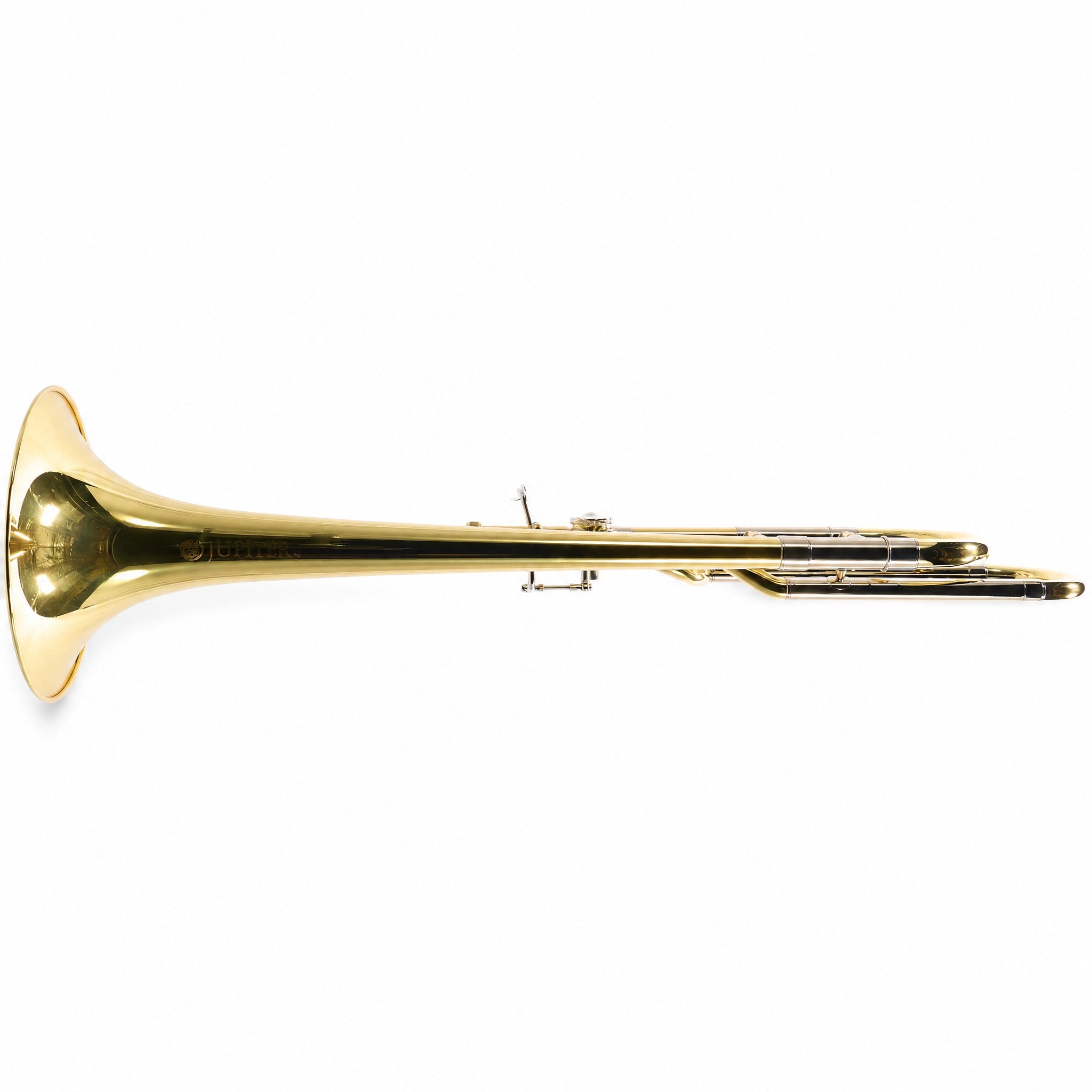 Jupiter JTB1150FOQ Intermediate Bb/F Tenor Trombone in Clear Lacquer