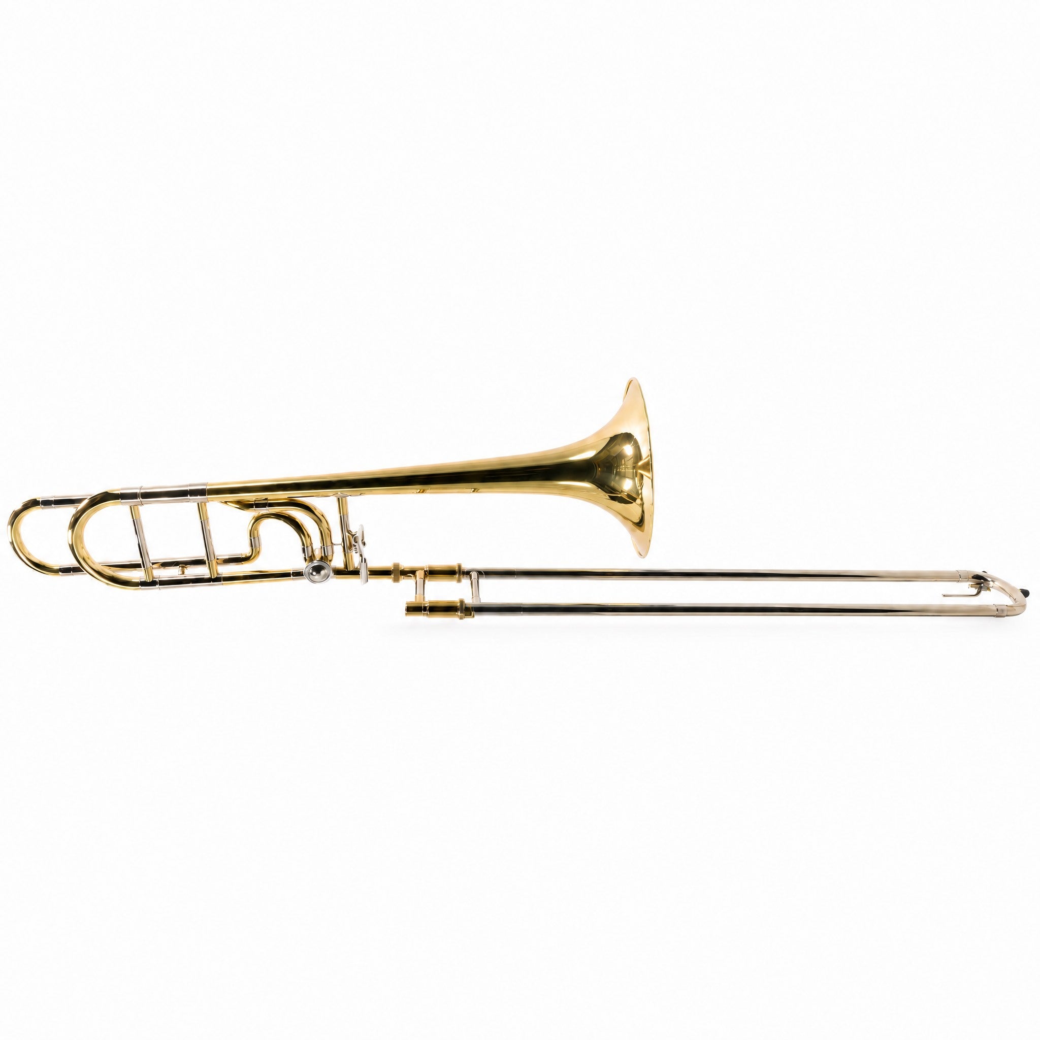Jupiter JTB1150FOQ Intermediate Bb/F Tenor Trombone in Clear Lacquer