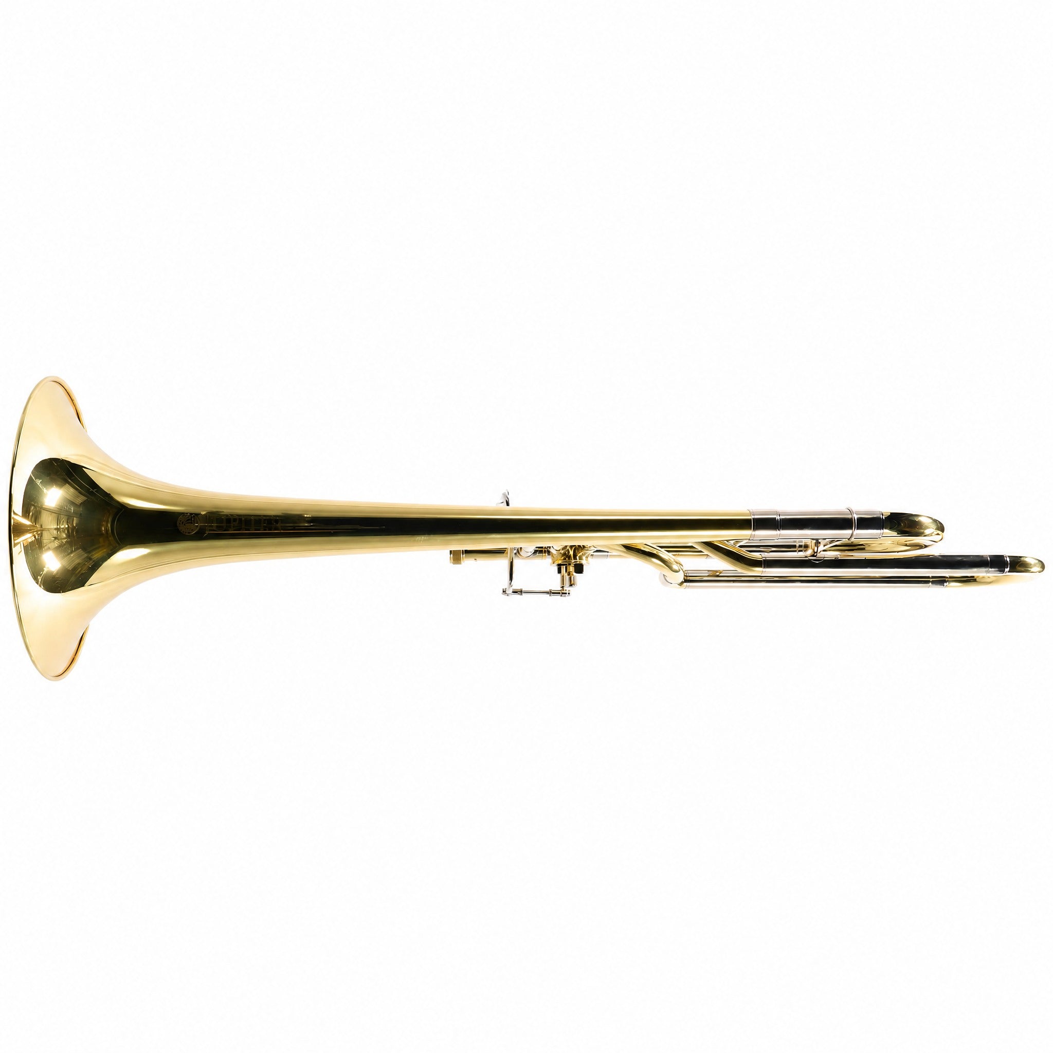 Jupiter JTB1150FOQ Intermediate Bb/F Tenor Trombone in Clear Lacquer