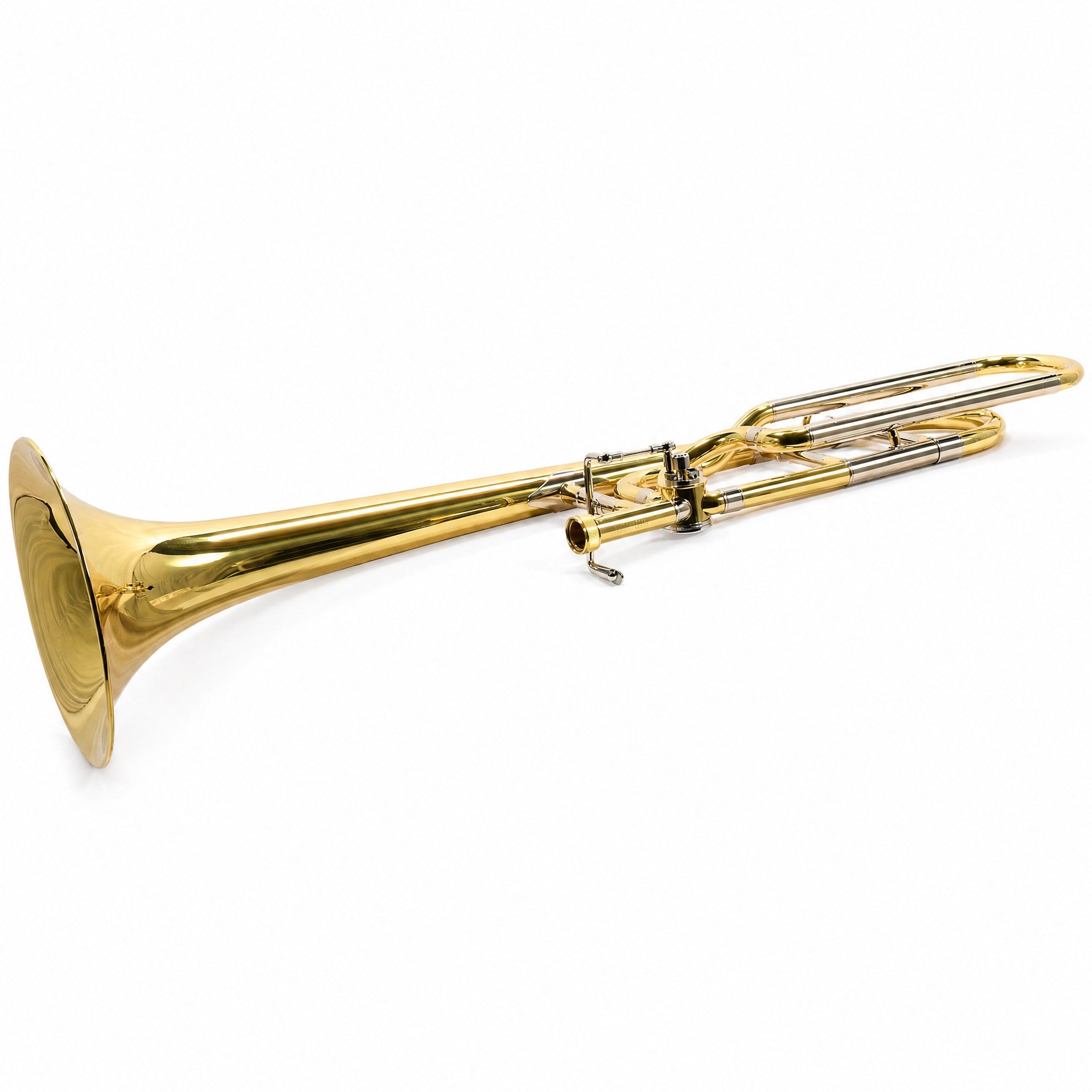 Jupiter JTB1150FOQ Intermediate Bb/F Tenor Trombone in Clear Lacquer