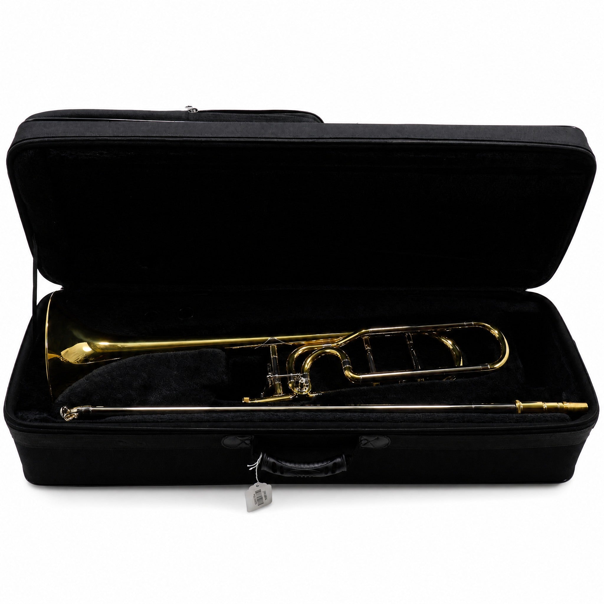 Jupiter JTB1150FOQ Intermediate Bb/F Tenor Trombone in Clear Lacquer