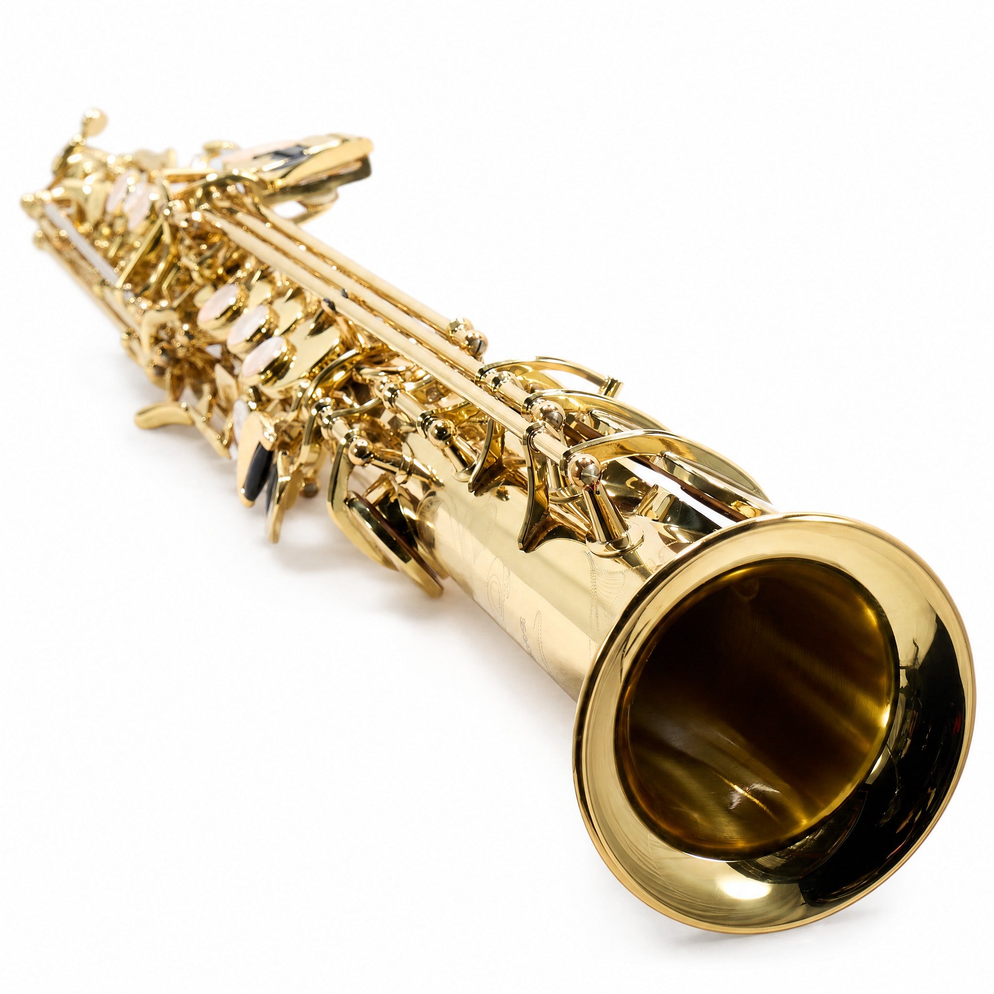 Yanagisawa SWO10 Professional Bb Soprano Saxophone in Gold Lacquer