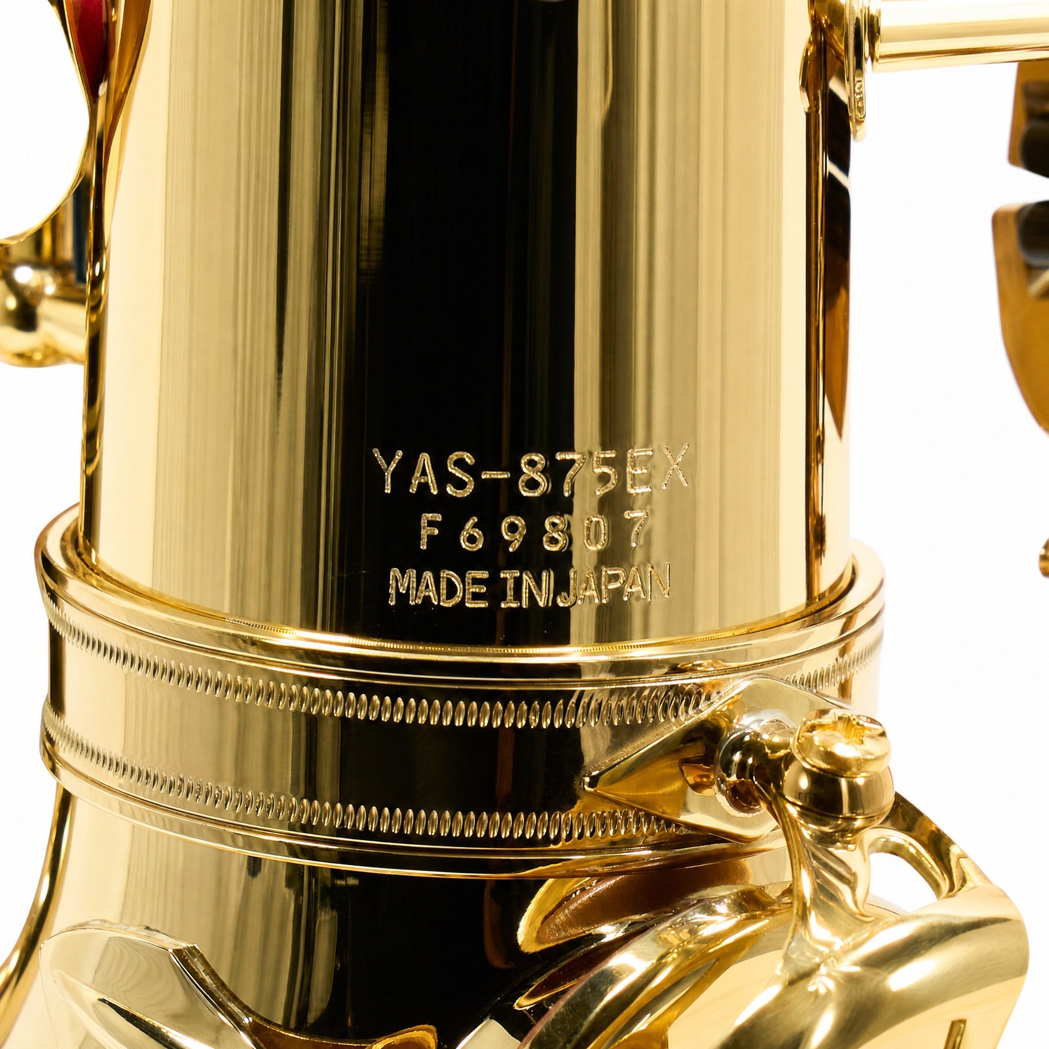 Yamaha YAS-875EXII 'Custom EX' Professional Alto Saxophone in Gold Lacquer