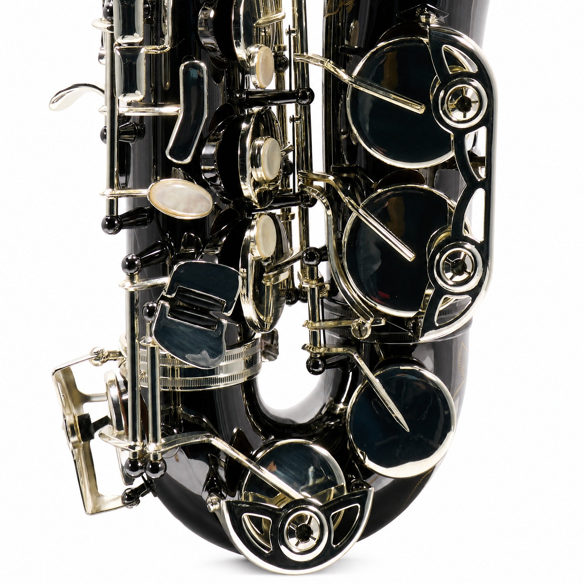 Selmer SAS711B Professional Alto Saxophone in Black Nickel