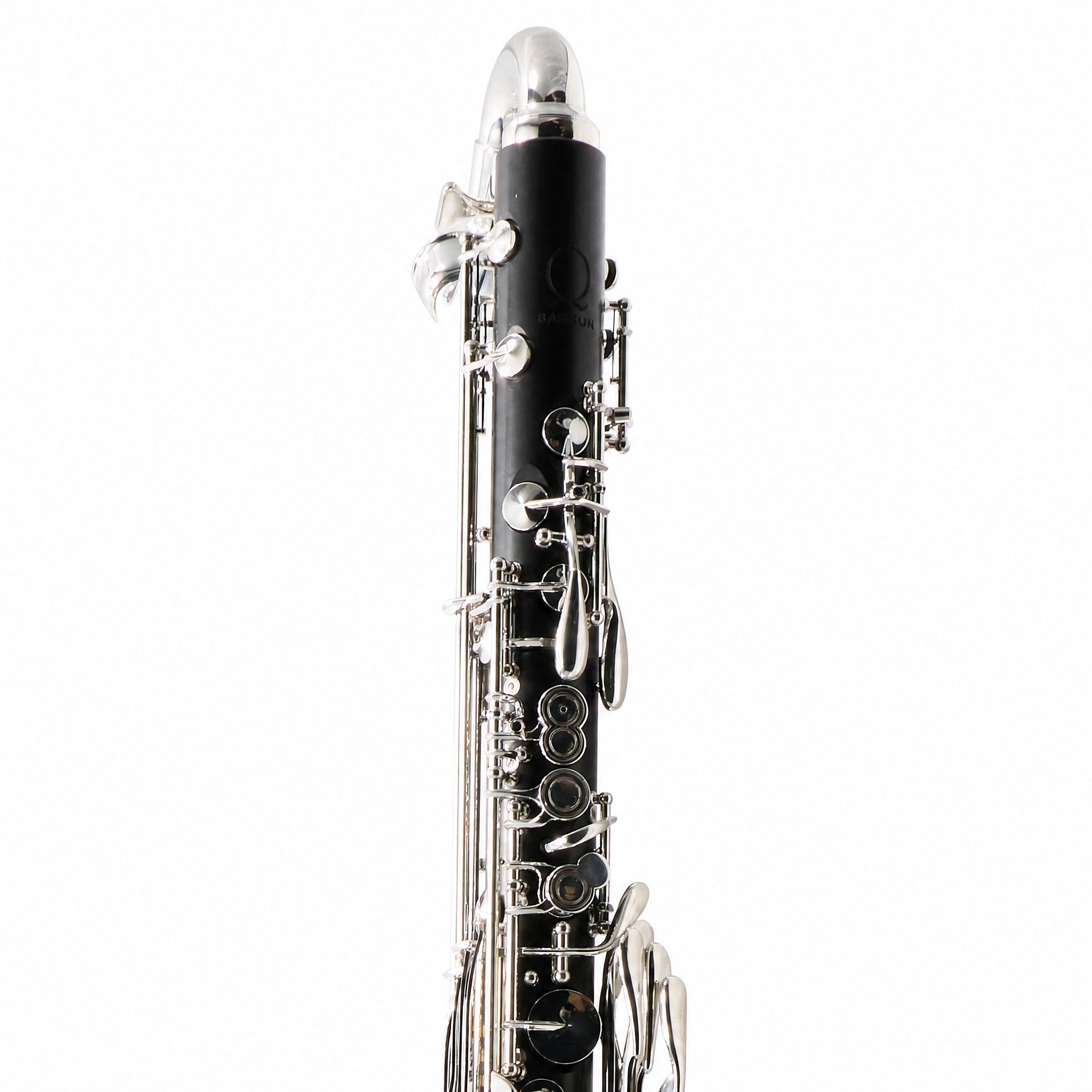 Backun BCLBBQG-C-SK Q-Series Professional Bass Clarinet in Grenadilla with Silver Keys