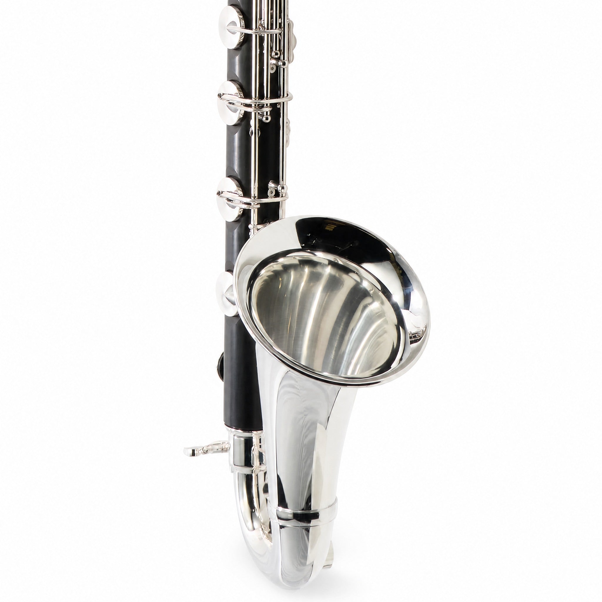 Backun BCLBBQG-C-SK Q-Series Professional Bass Clarinet in Grenadilla with Silver Keys