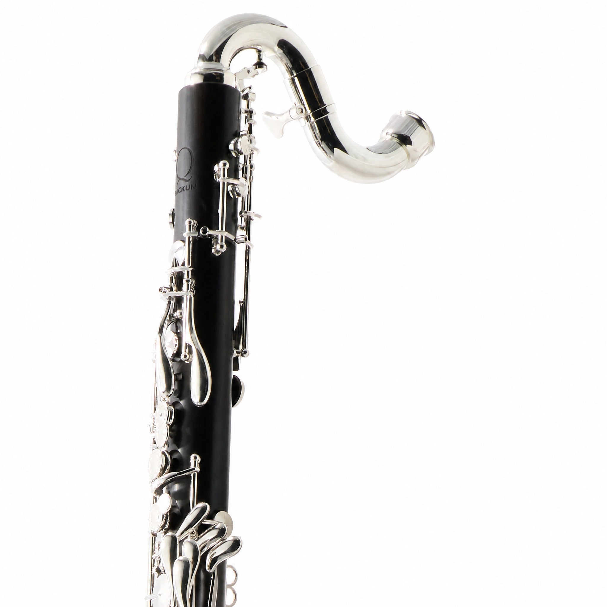 Backun BCLBBQG-C-SK Q-Series Professional Bass Clarinet in Grenadilla with Silver Keys