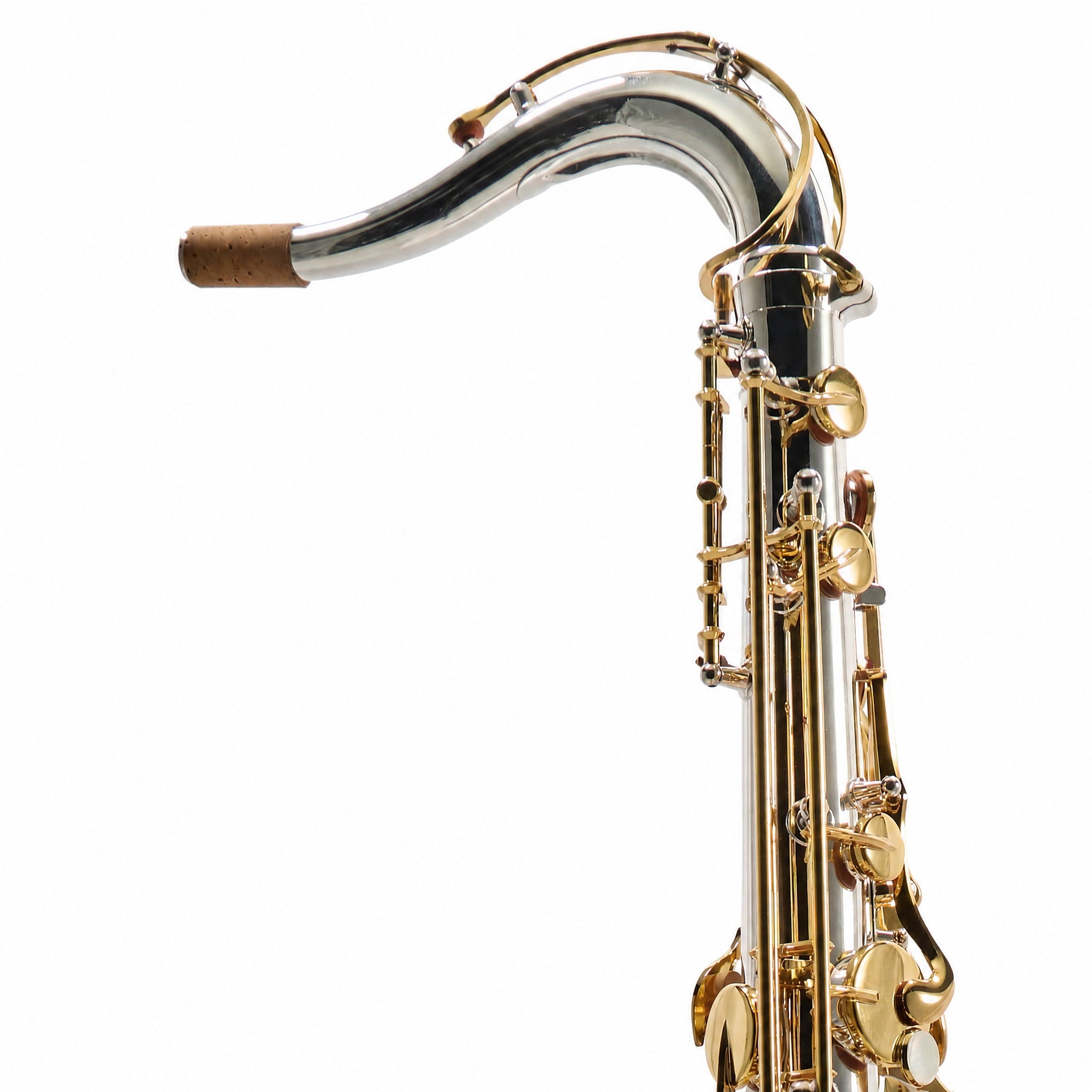 Yamaha YTS-480SGLKY Intermediate Tenor Saxophone in Silver Plate