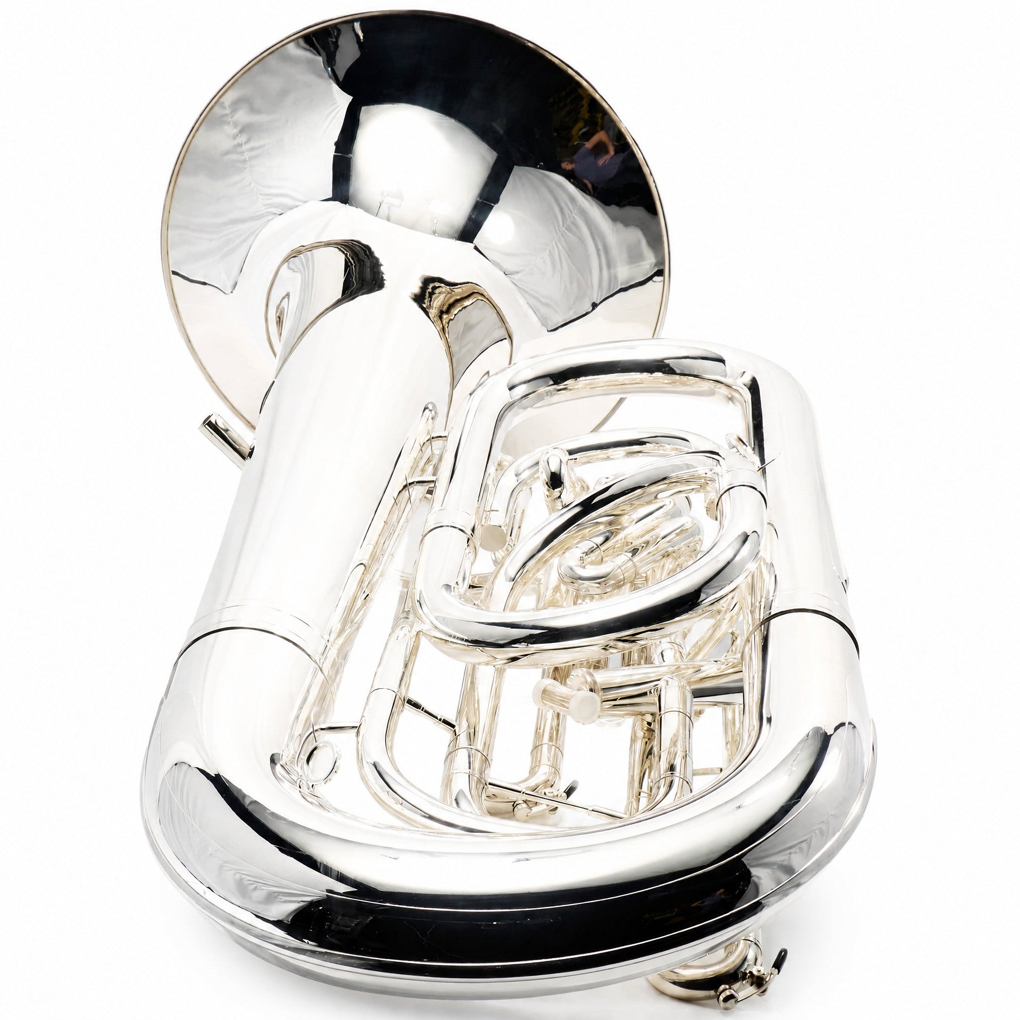 Willson WTU3400TA4-S 'Brass Band' Compensating Eb Tuba in Silver Plate