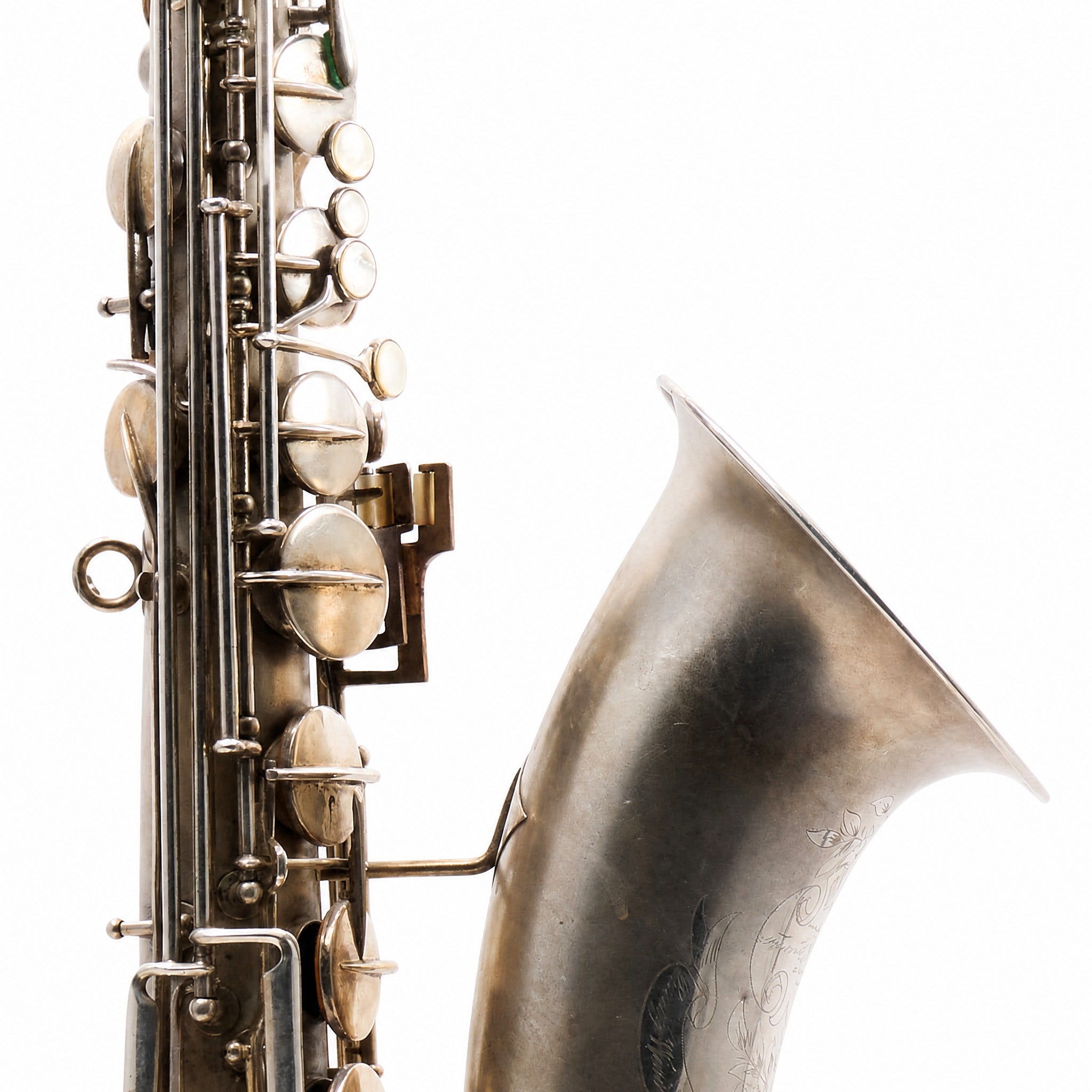 Frank Holton & Co. Tenor Saxophone in Silver Plate RESTORATION PROJECT