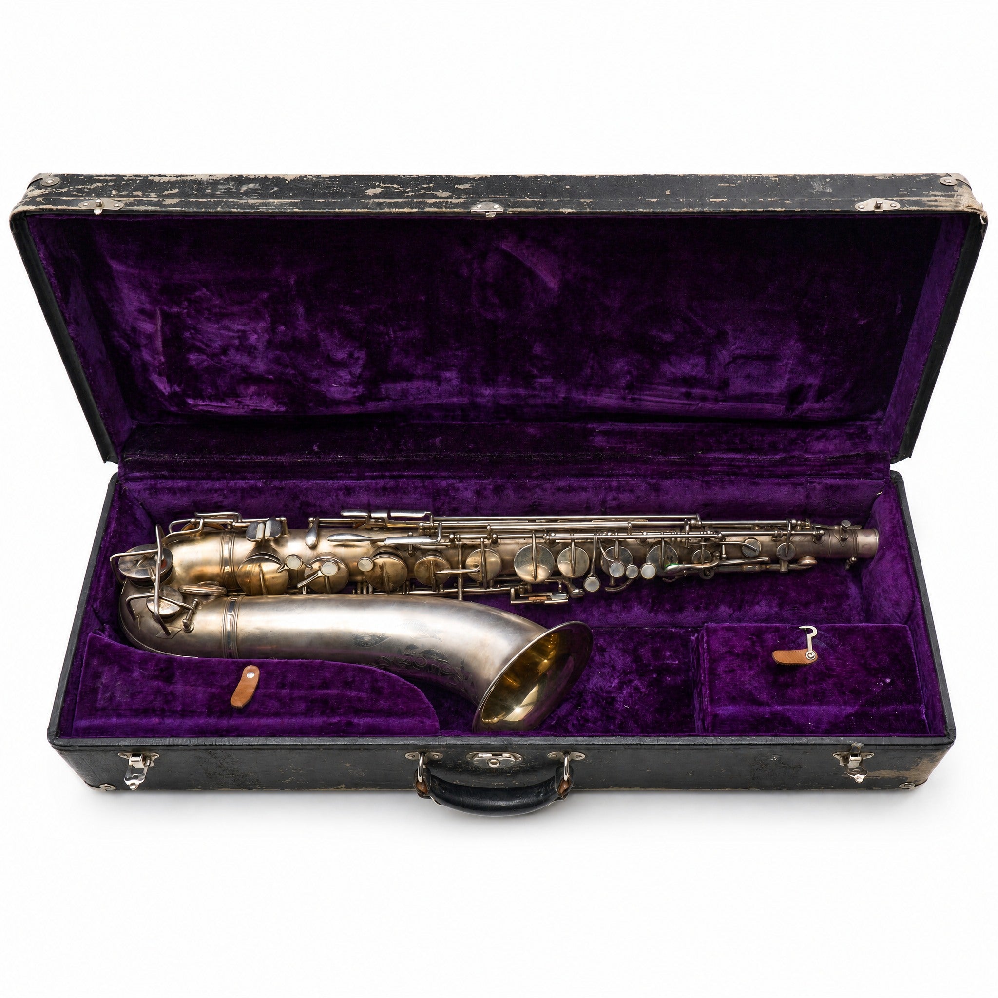 Frank Holton & Co. Tenor Saxophone in Silver Plate RESTORATION PROJECT
