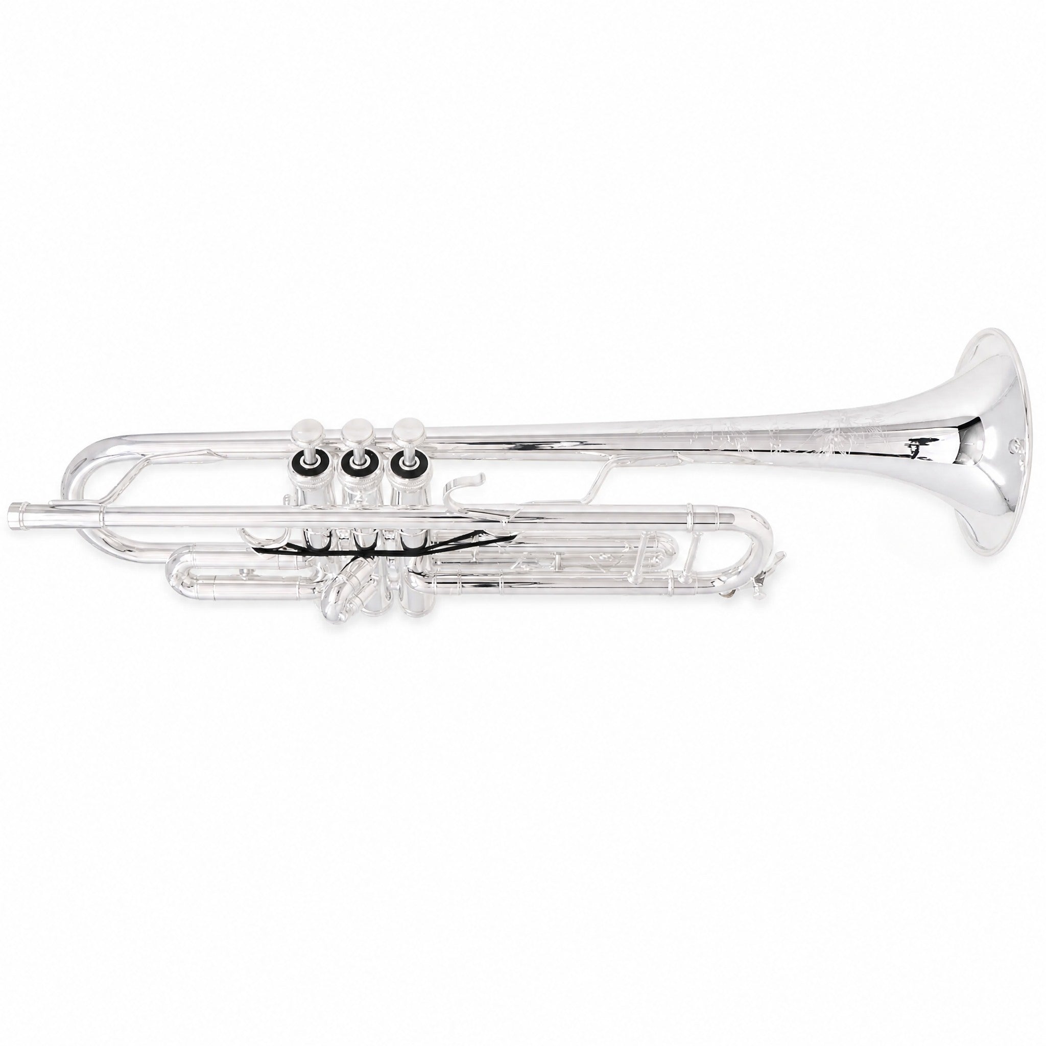 S.E. Shires Q10S Q-Series Professional Bb Trumpet in Silver Plate