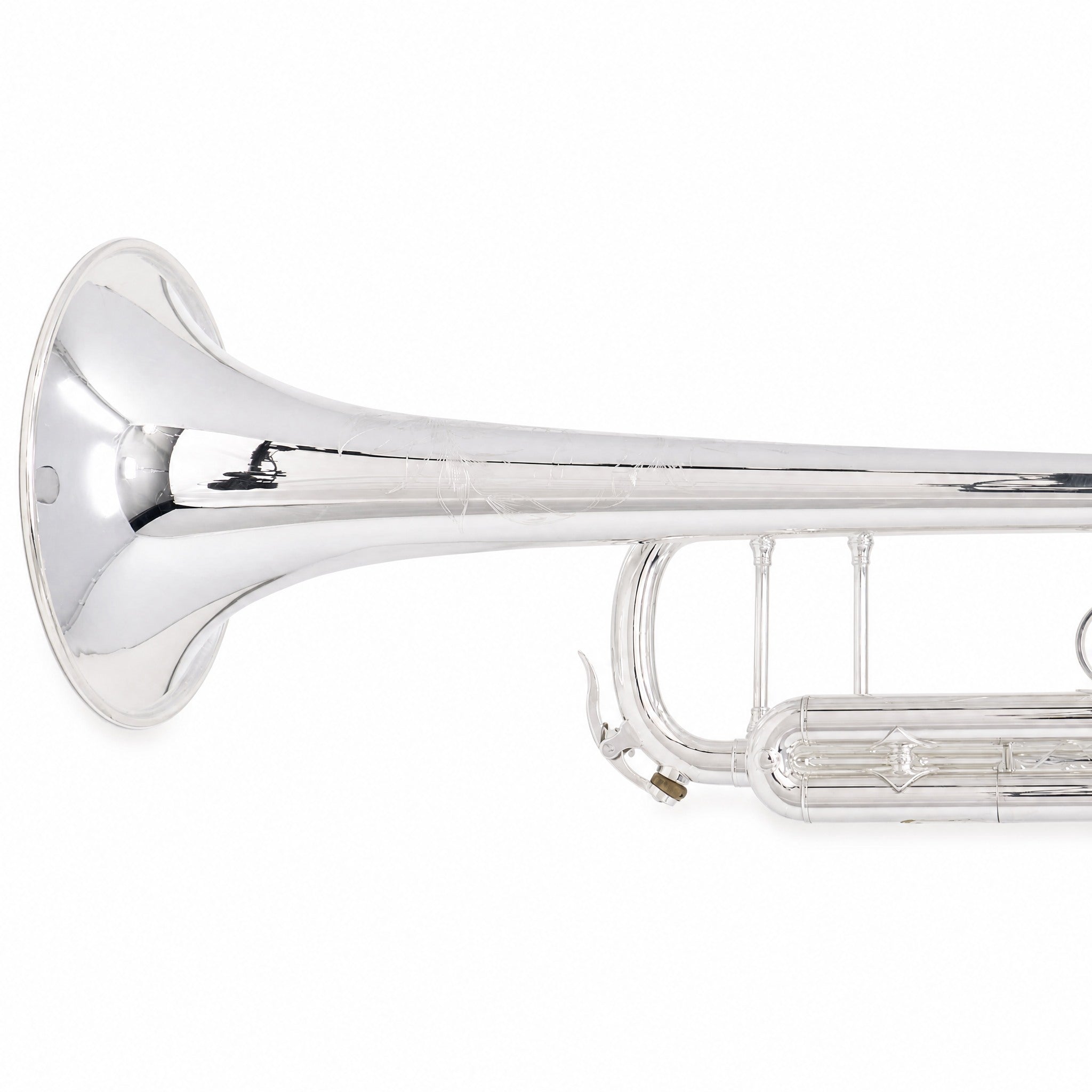 S.E. Shires Q10S Q-Series Professional Bb Trumpet in Silver Plate